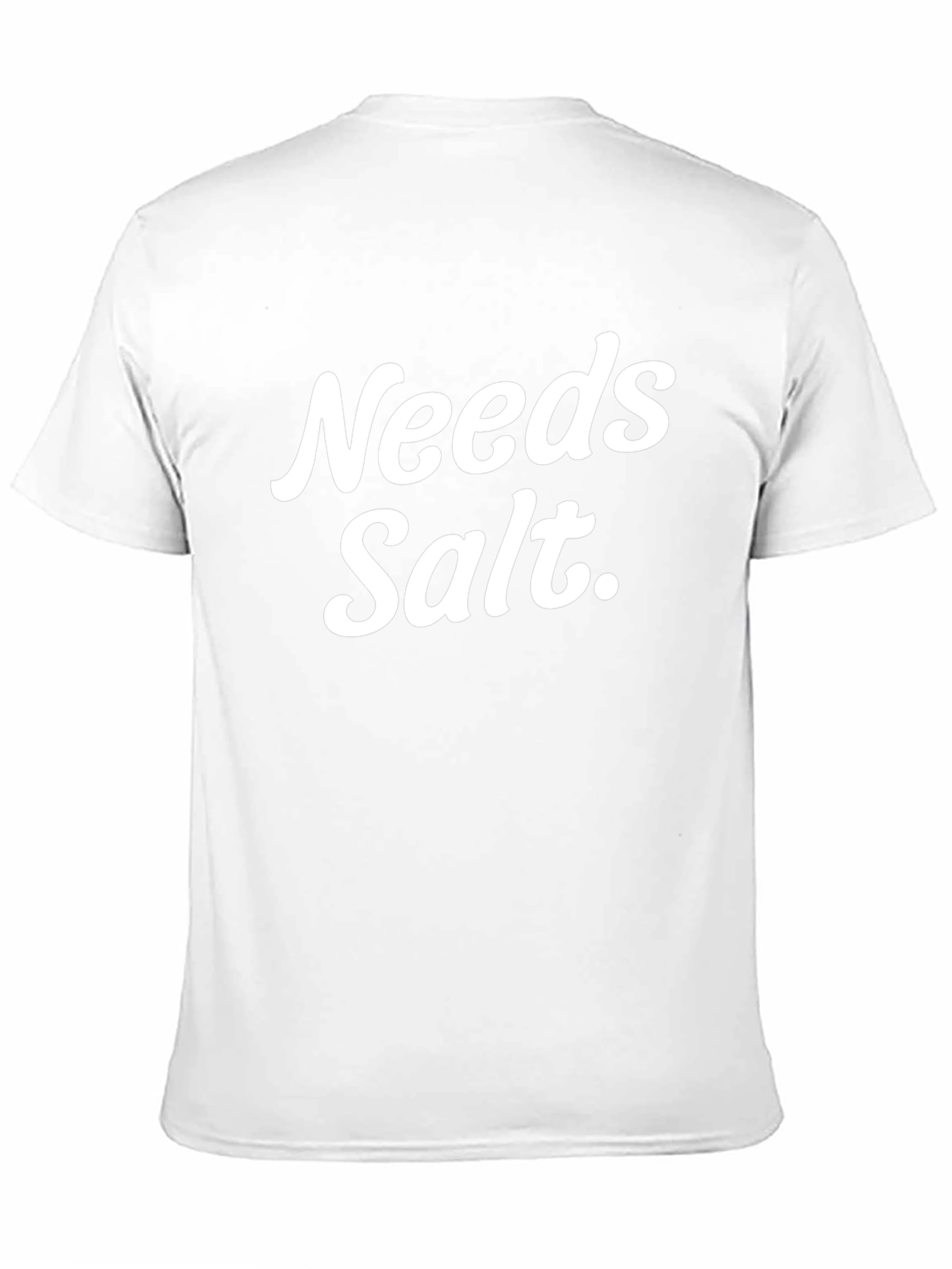 Needs Salt Black Graphic T-Shirt