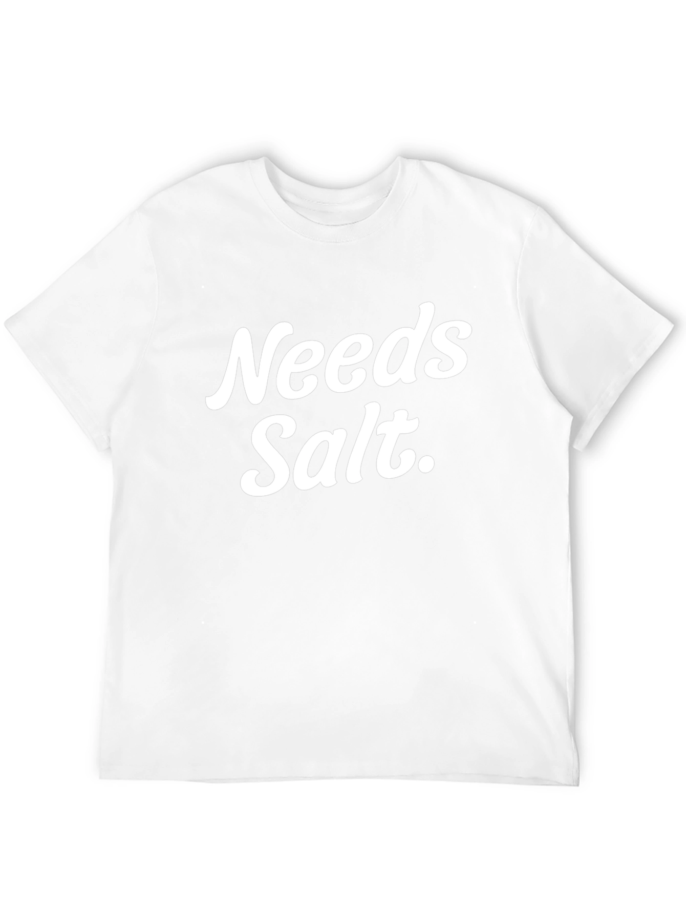 Needs Salt Black Graphic T-Shirt
