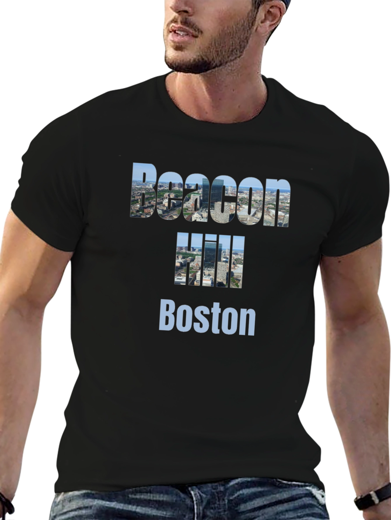 Beacon Hill Boston Graphic T-Shirt