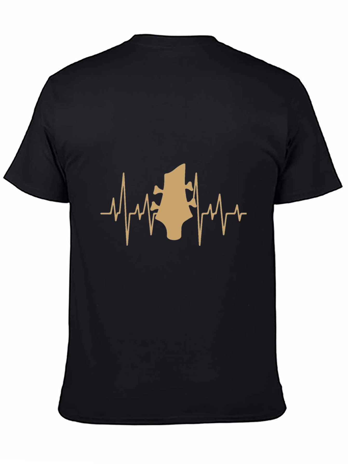 Guitar Heartbeat T-Shirt - Musician Style
