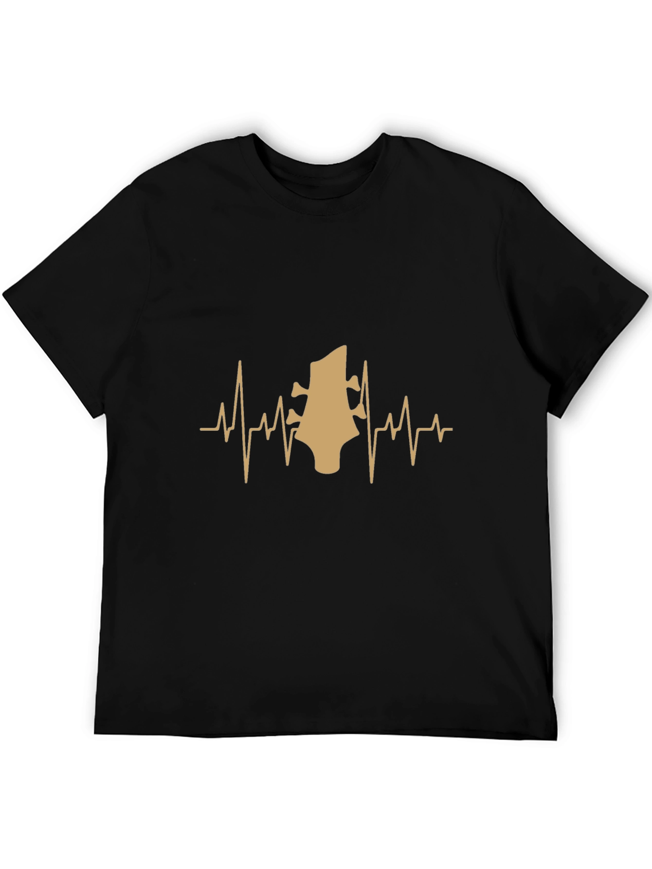 Guitar Heartbeat T-Shirt - Musician Style