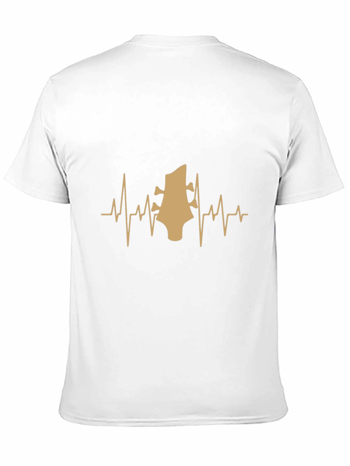 Guitar Heartbeat T-Shirt - Musician Style