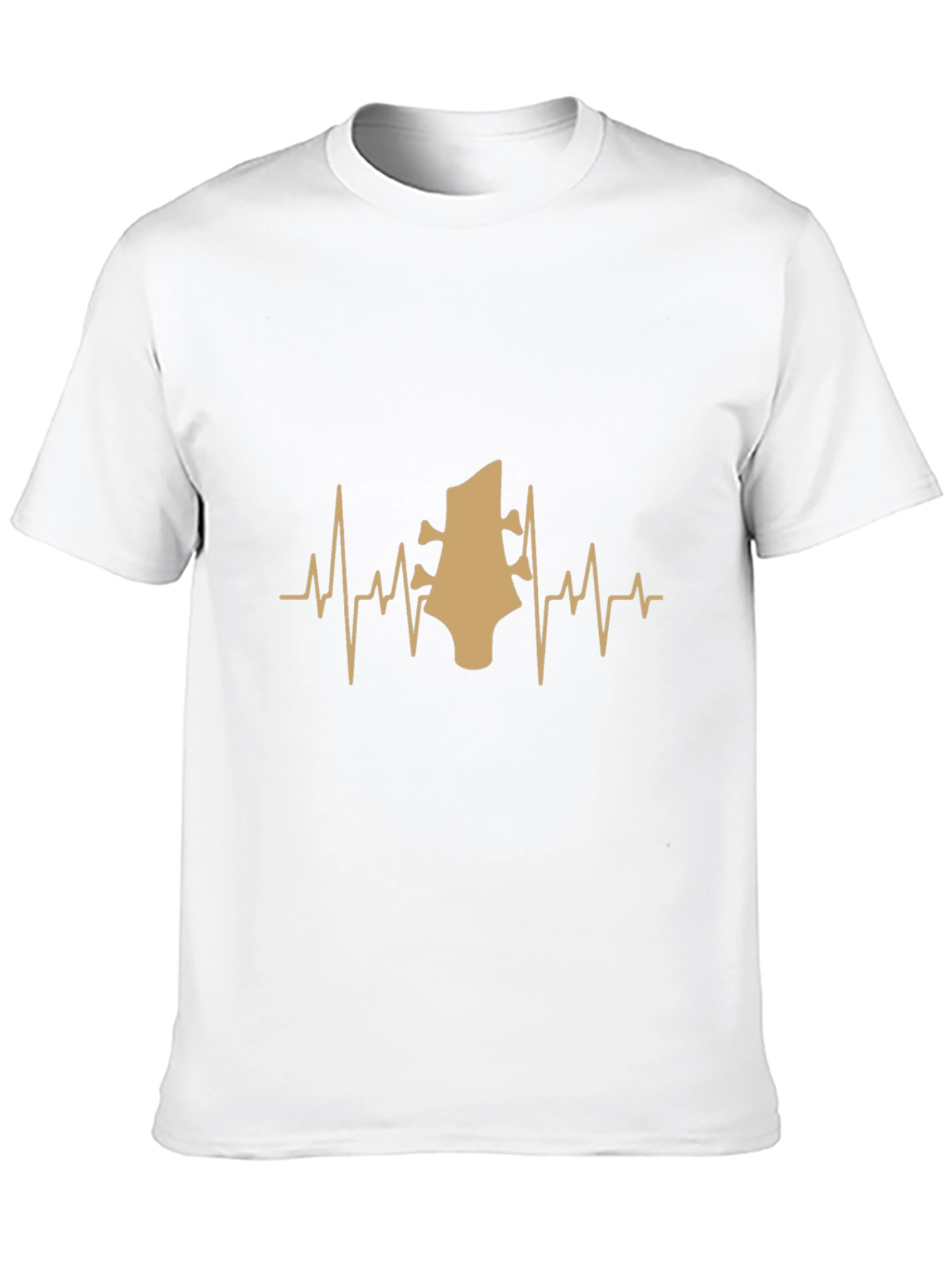 Guitar Heartbeat T-Shirt - Musician Style