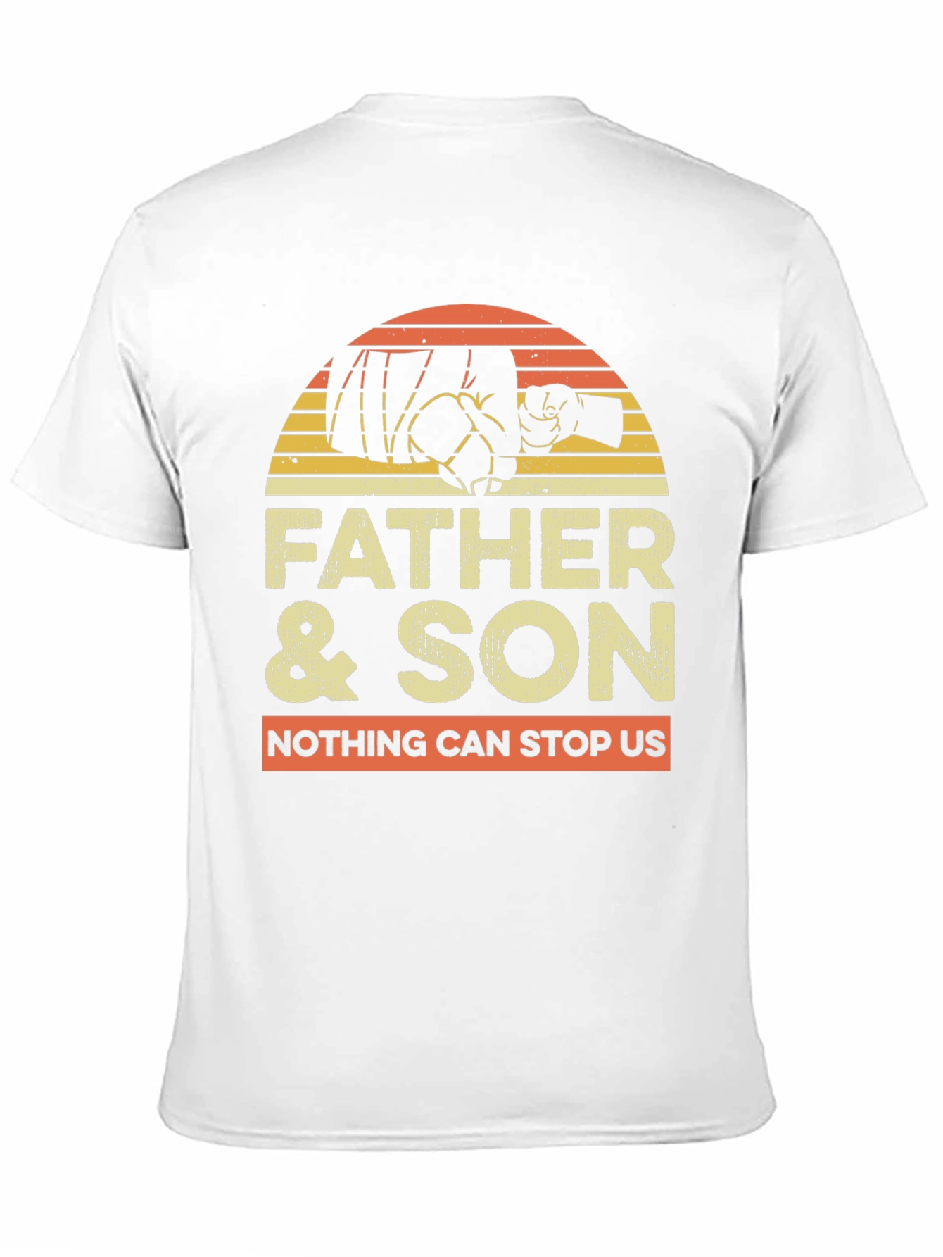 Father & Son Matching Fist Bump Graphic Tee