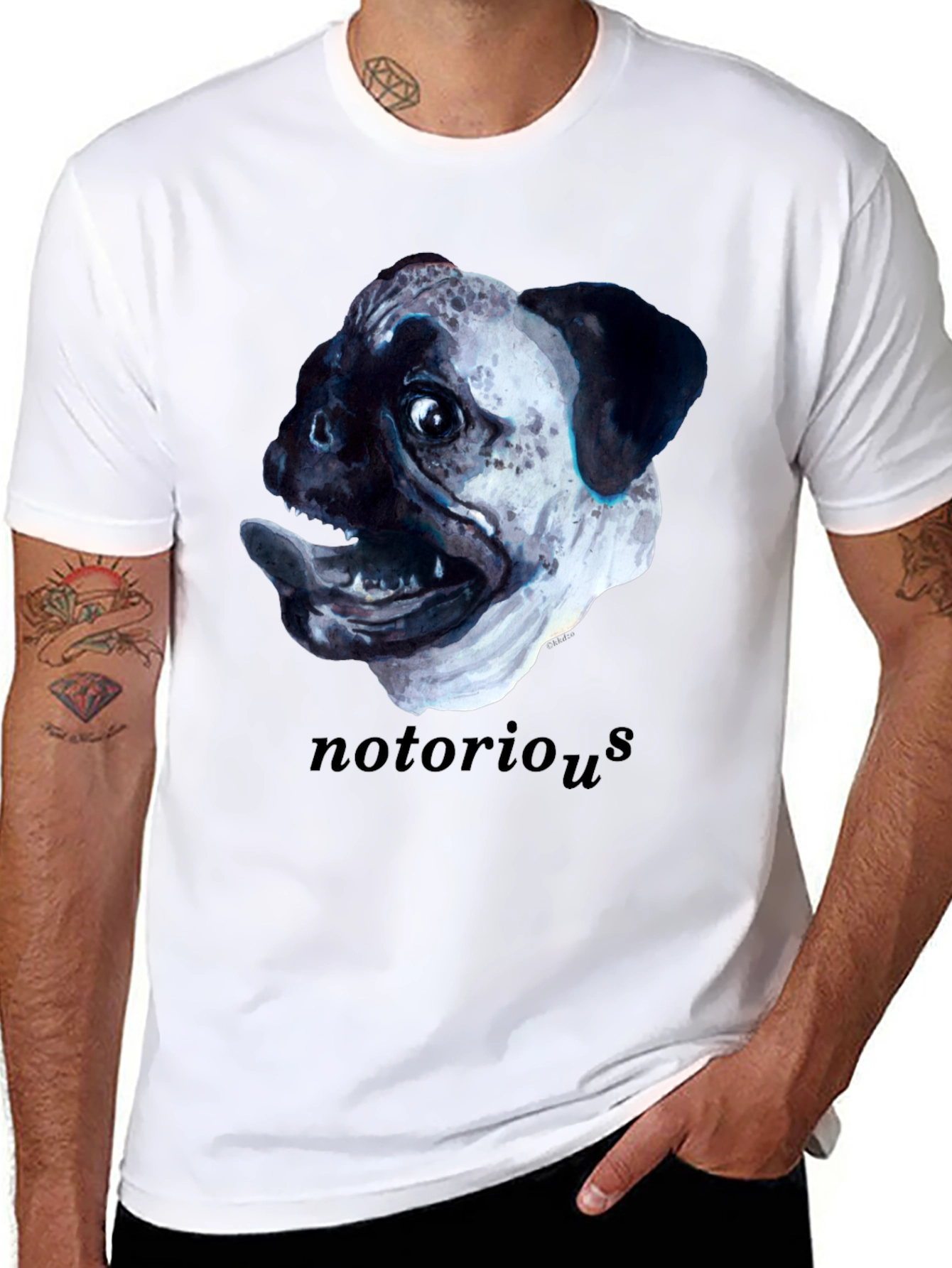 Notorious Pugs T-Shirt - Funny Dog Tee