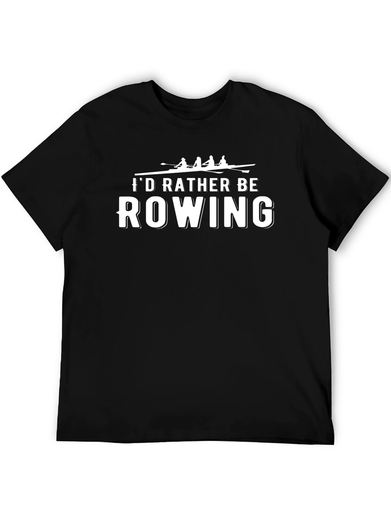 Rowing T-Shirt - Id Rather Be Rowing