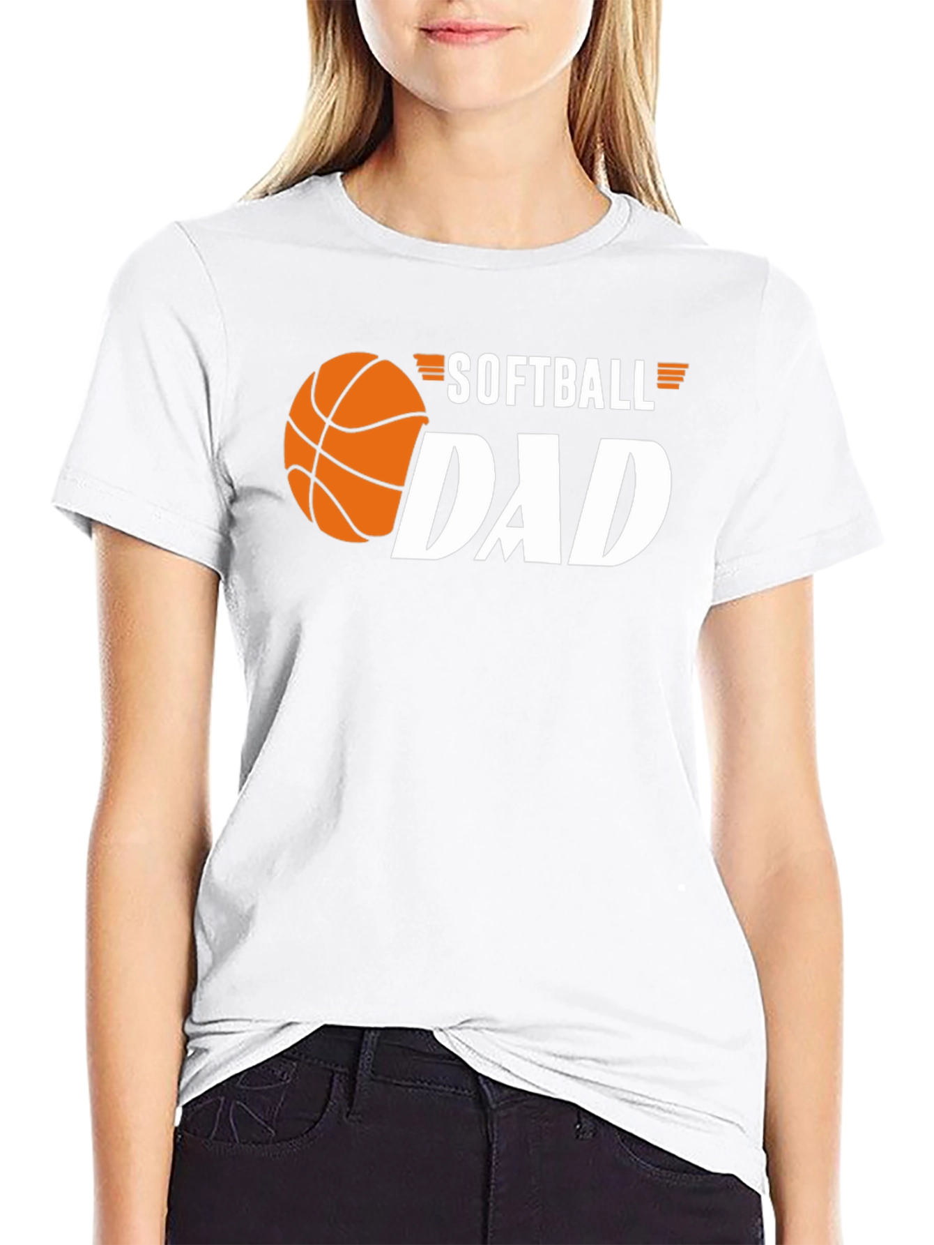 Softball Dad Graphic T-Shirt