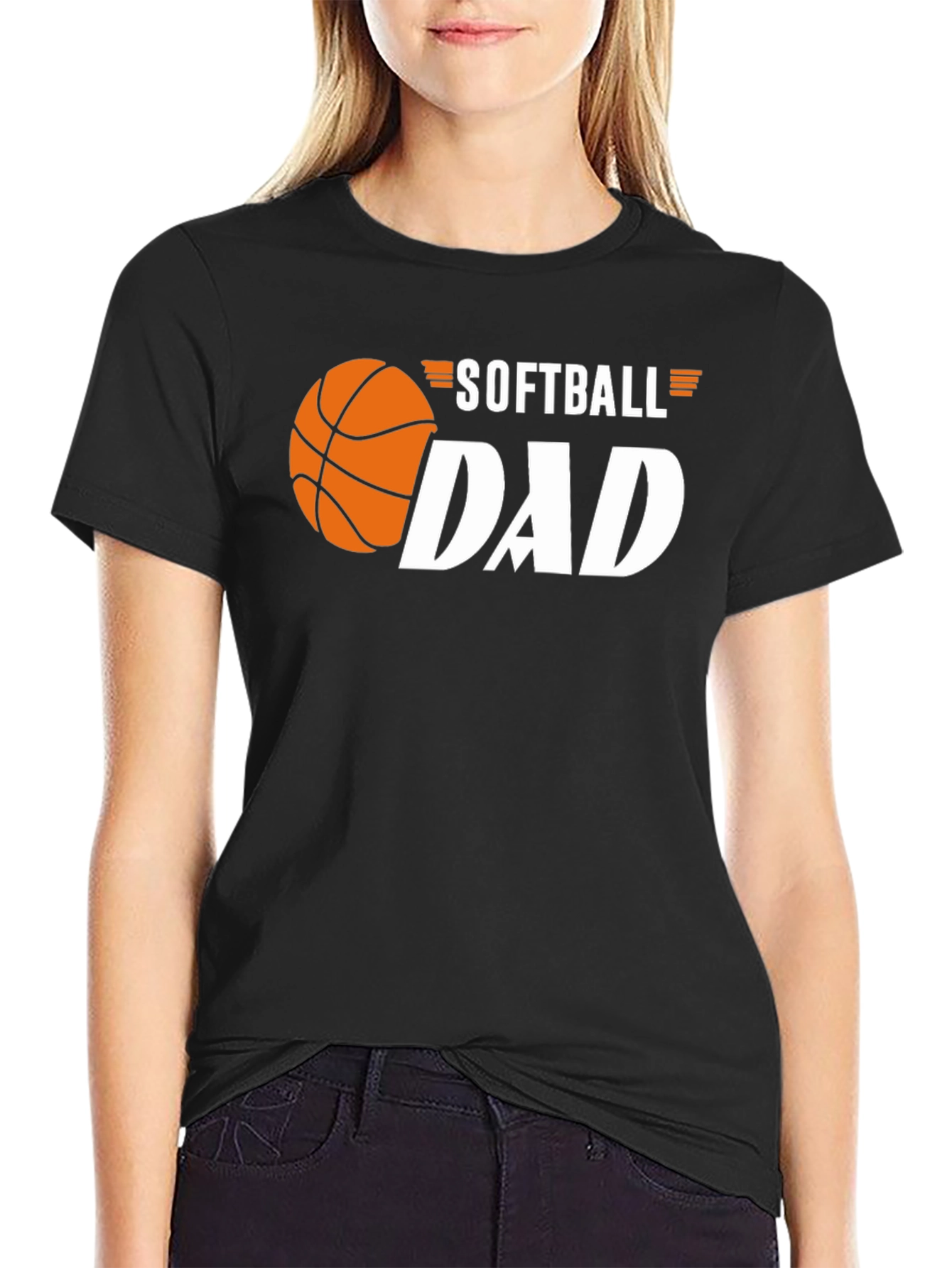 Softball Dad Graphic T-Shirt
