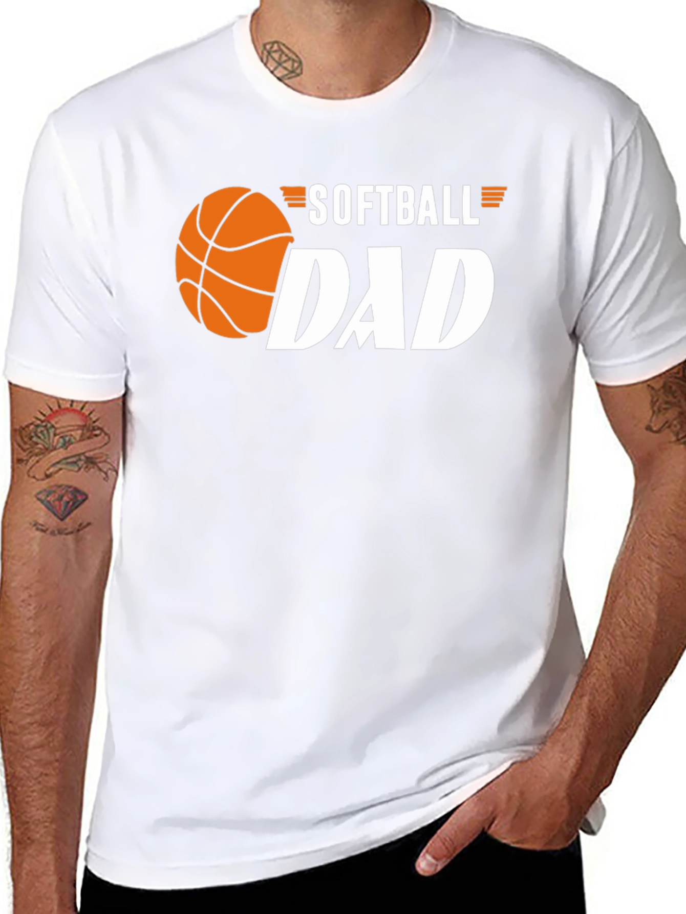 Softball Dad Graphic T-Shirt