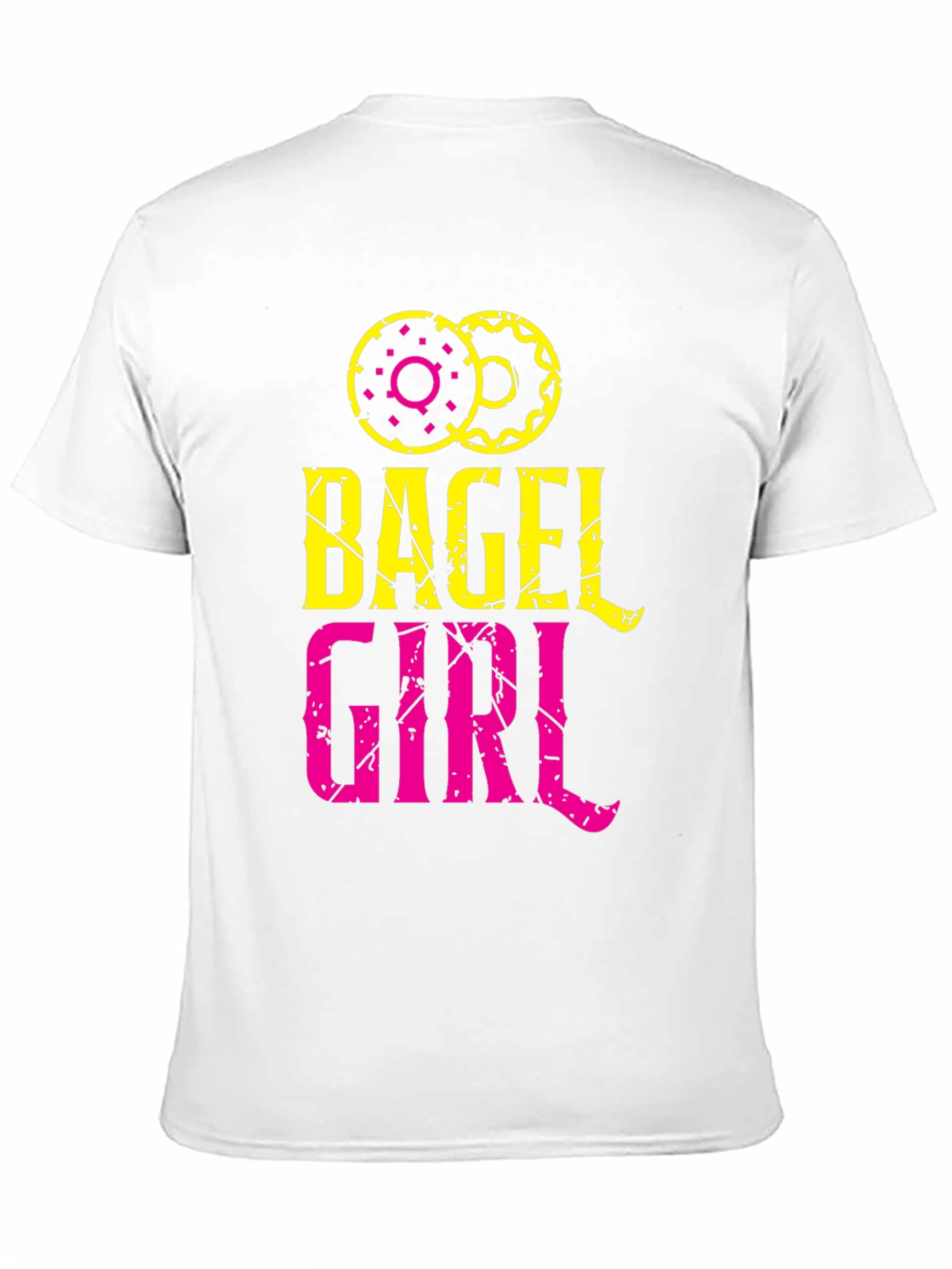 Bagel Girl Graphic Tee - Trendy Casual Top