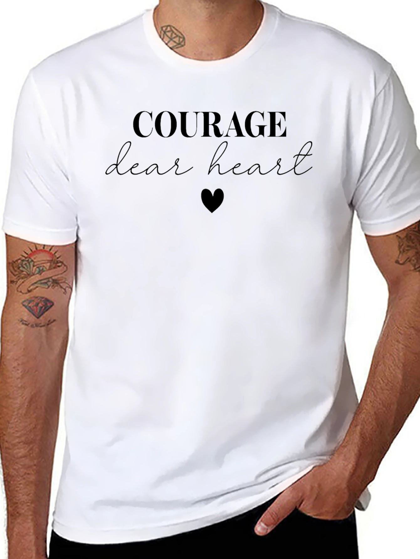 Courage Dear Heart Graphic Tee