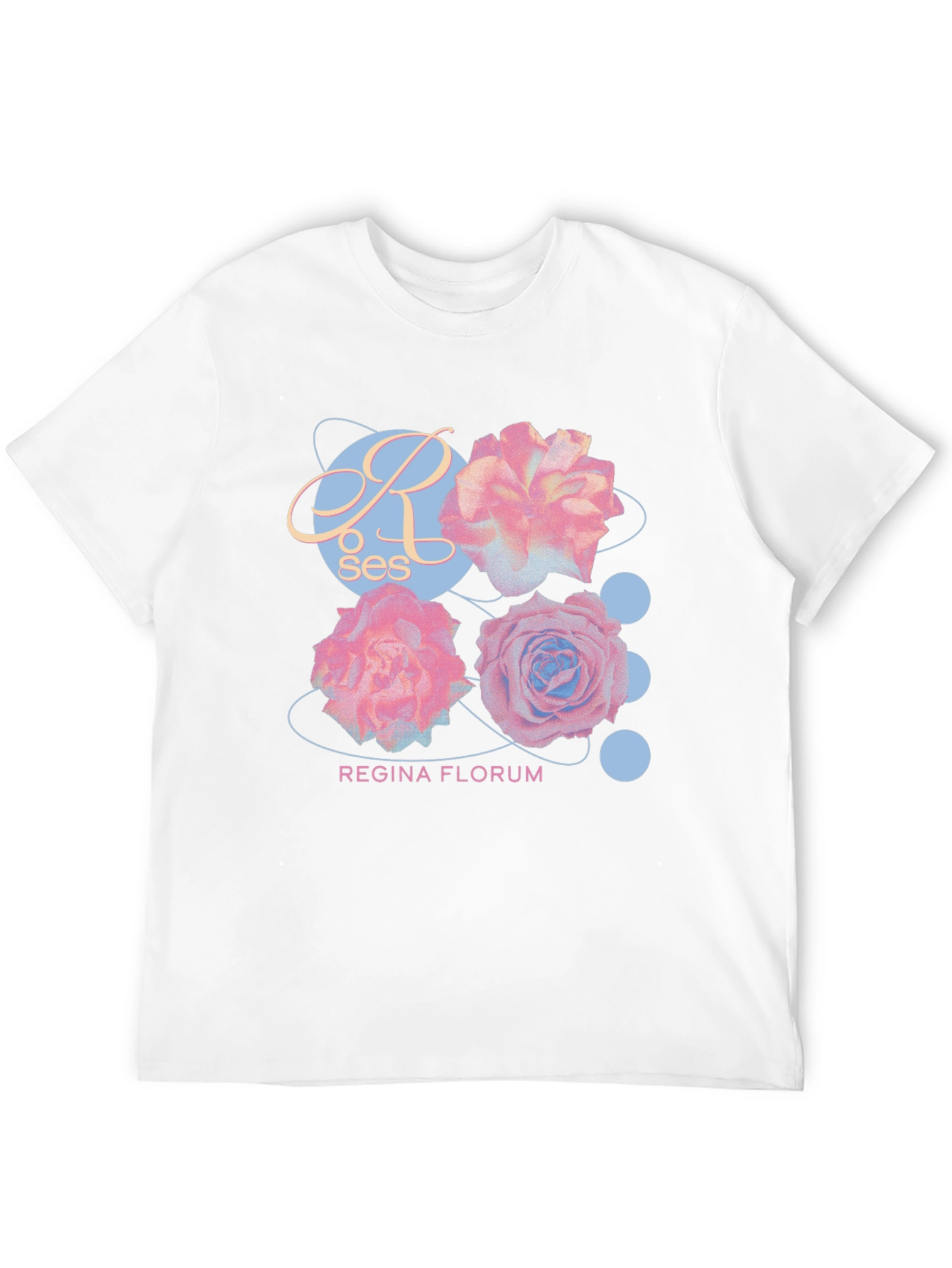 Roses Regina Florum Graphic T-Shirt