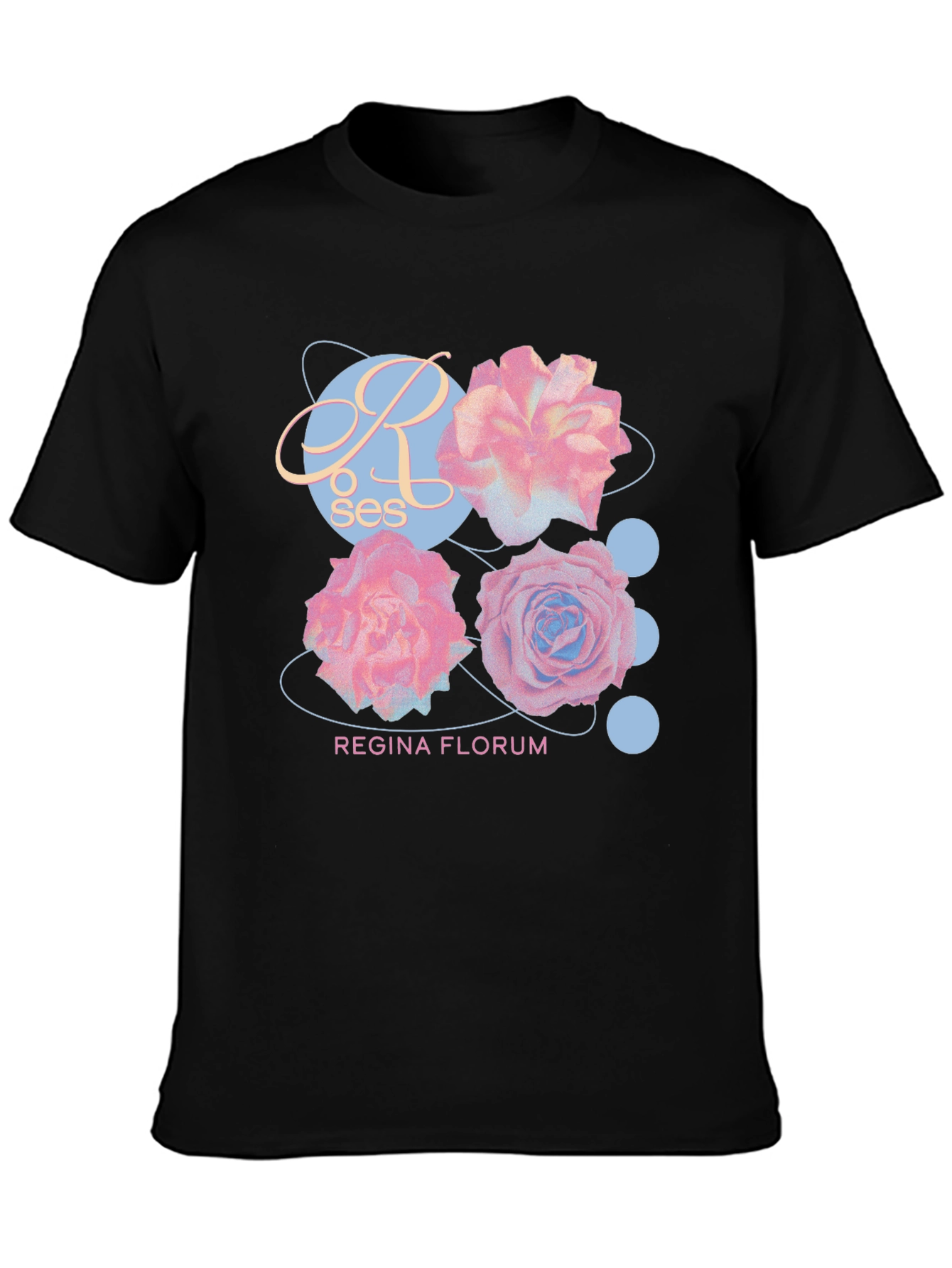Roses Regina Florum Graphic T-Shirt