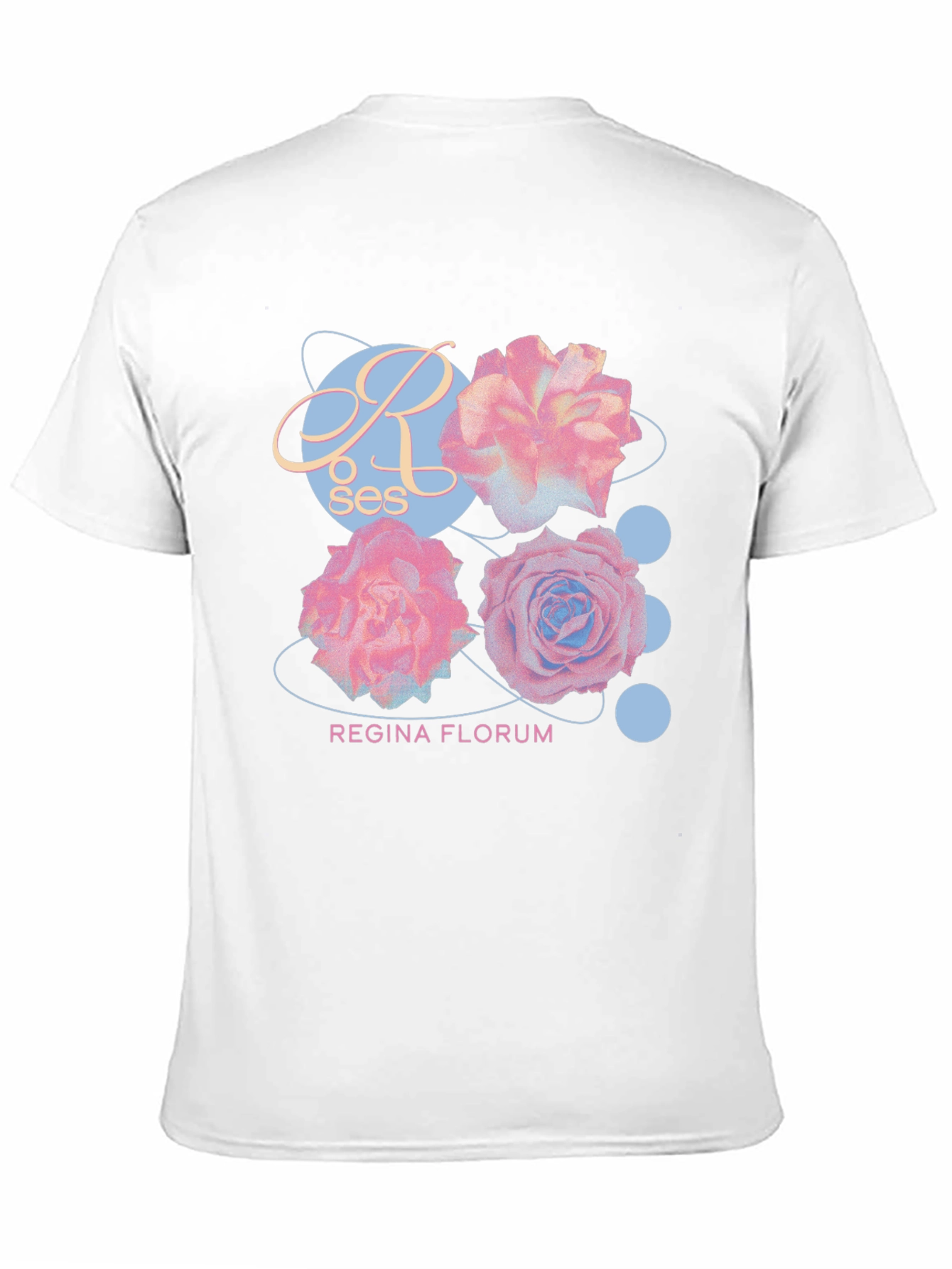 Roses Regina Florum Graphic T-Shirt