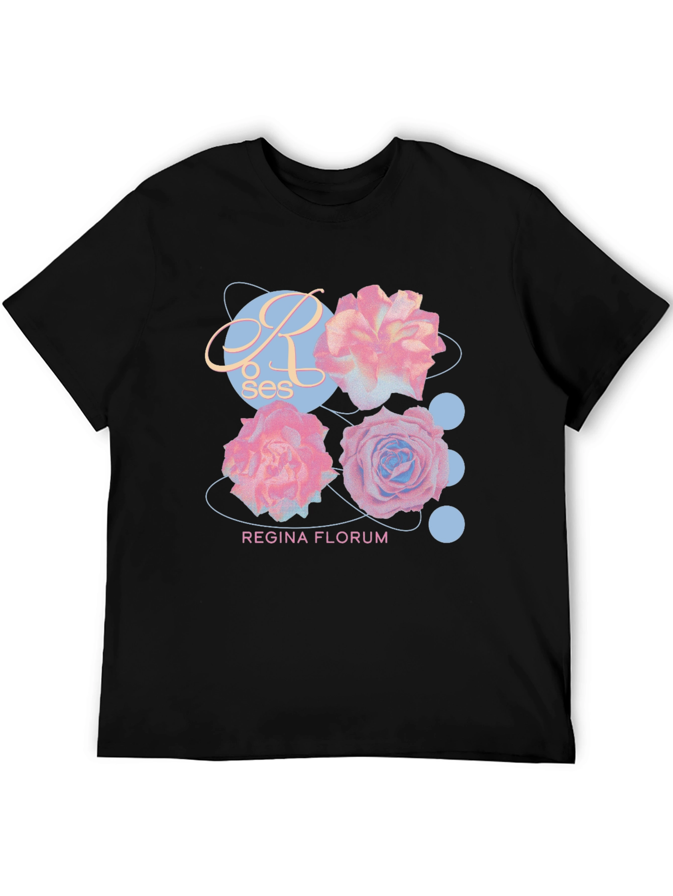 Roses Regina Florum Graphic T-Shirt