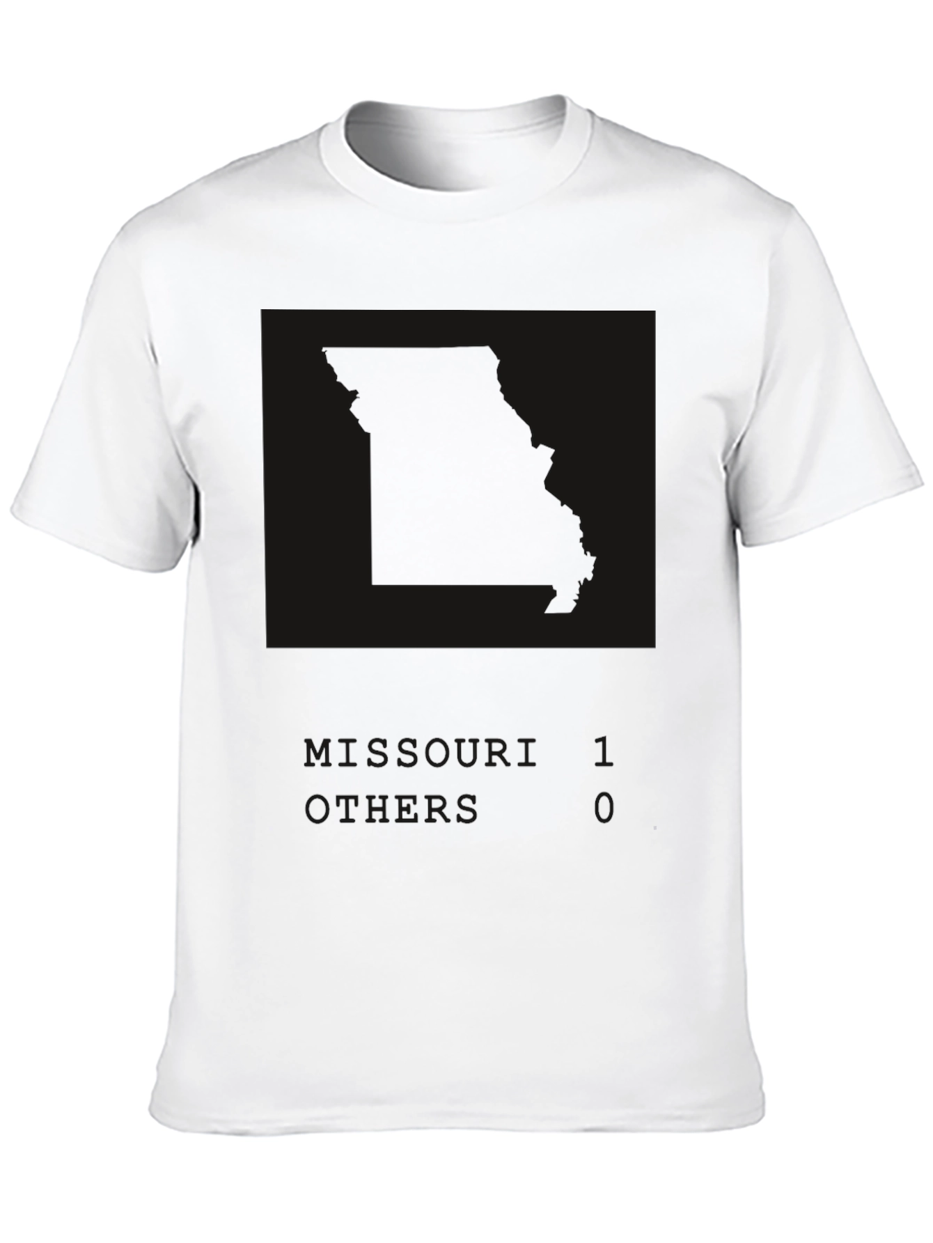Mens Solid Black Graphic T-Shirt