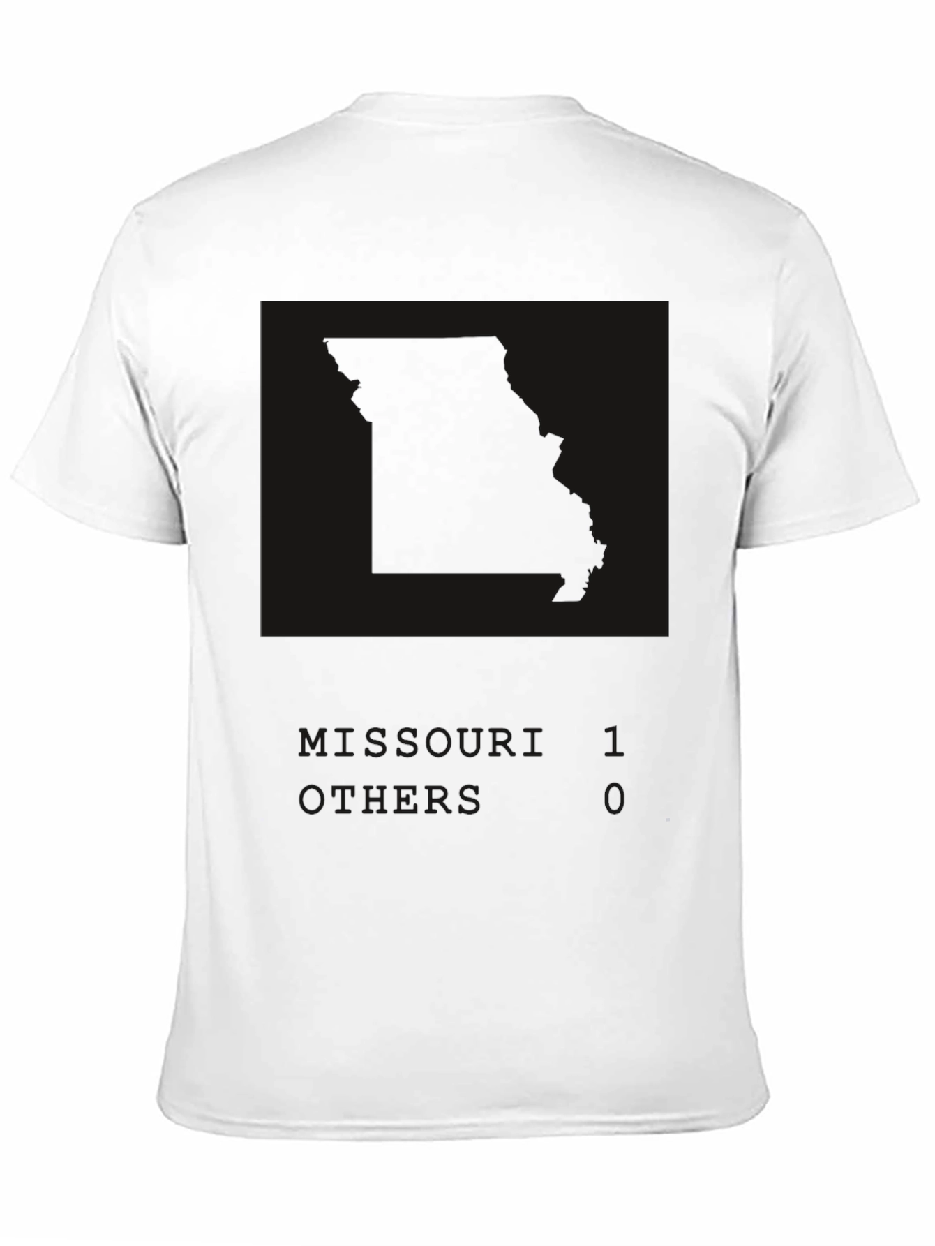 Mens Solid Black Graphic T-Shirt
