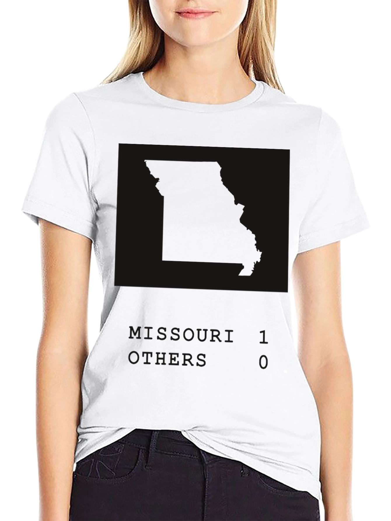 Mens Solid Black Graphic T-Shirt