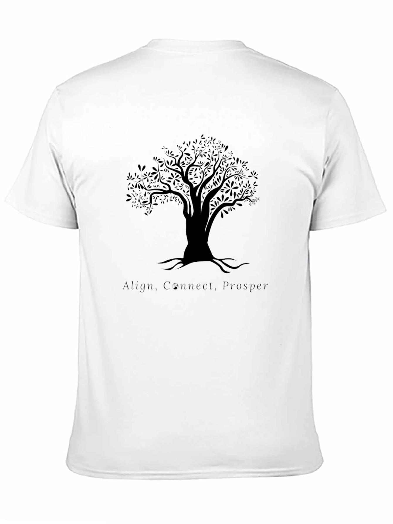 Tree of Life Mens Black Graphic T-Shirt