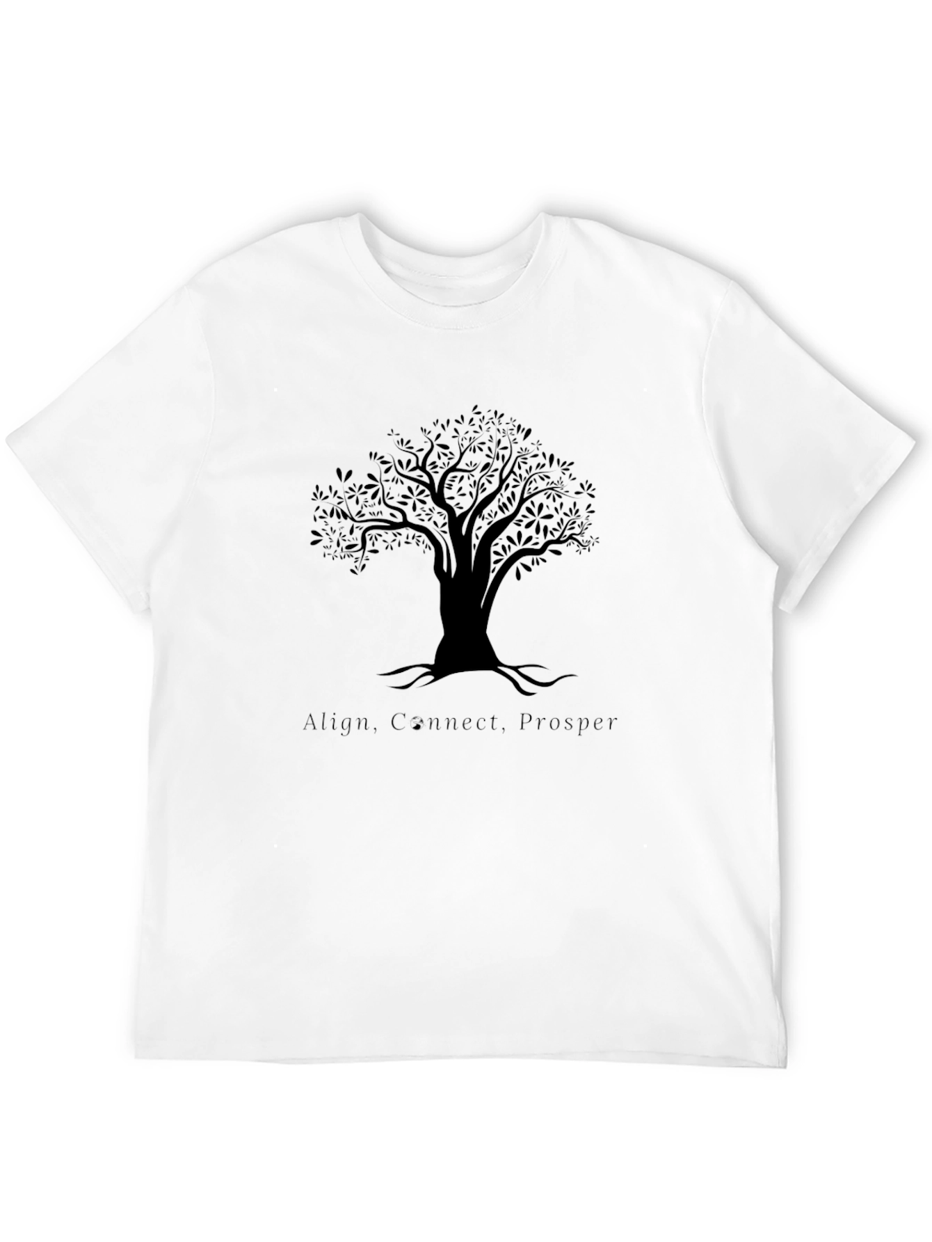 Tree of Life Mens Black Graphic T-Shirt