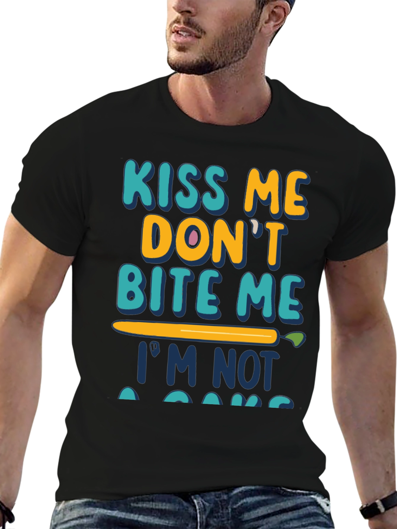 Kiss Me Dont Bite Me T-Shirt