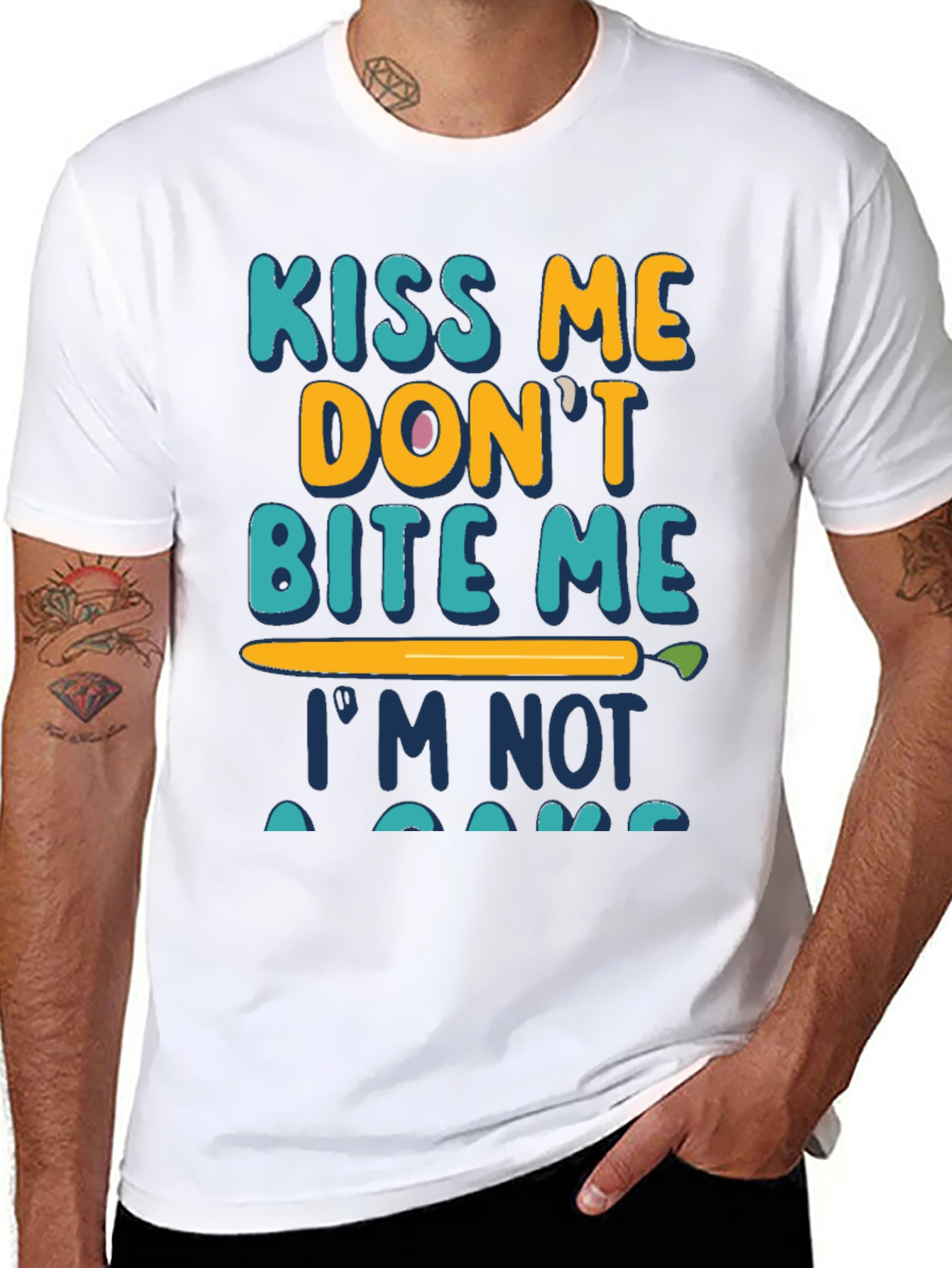 Kiss Me Dont Bite Me T-Shirt