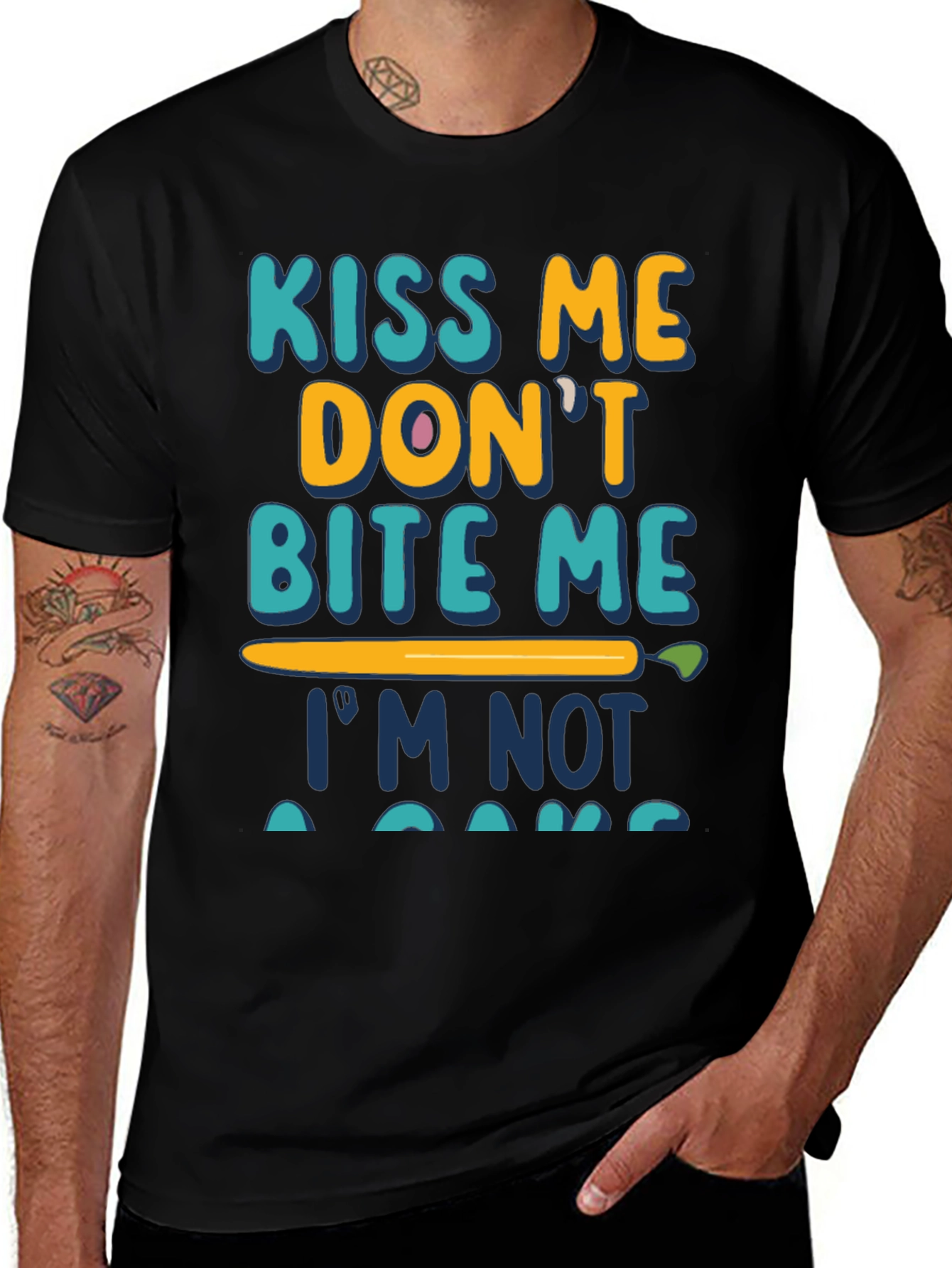 Kiss Me Dont Bite Me T-Shirt