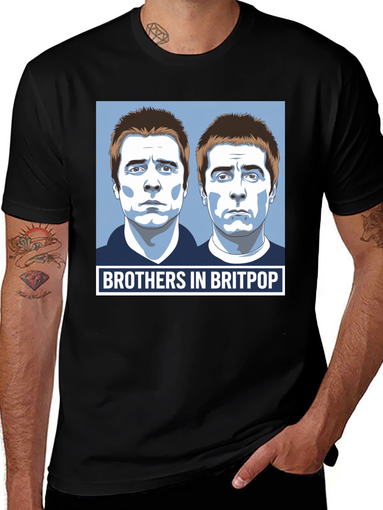Brothers In Britpop Graphic T-Shirt