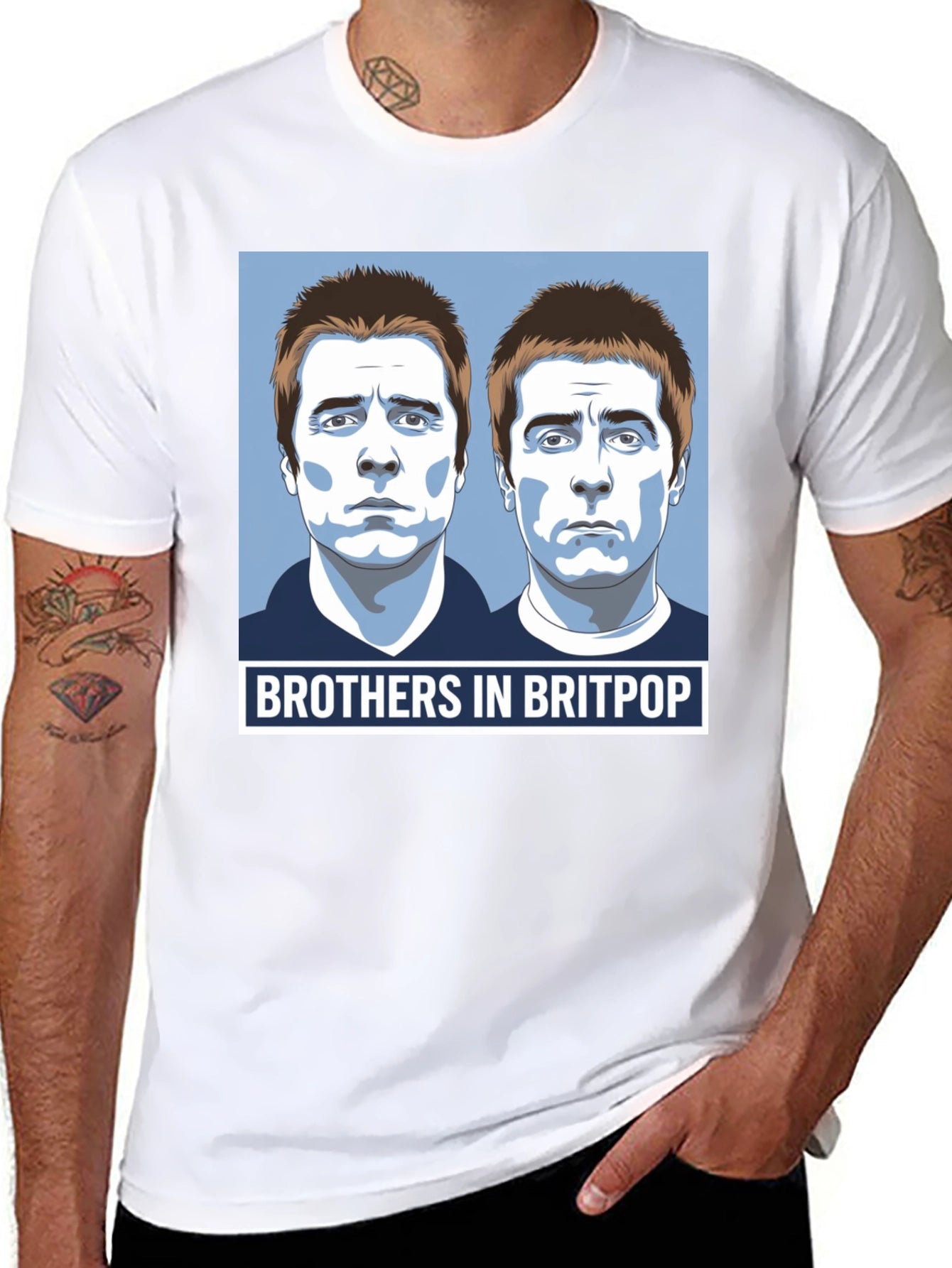 Brothers In Britpop Graphic T-Shirt