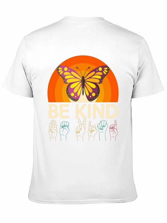 Be Kind Butterfly Graphic Tee - Comfort Fit