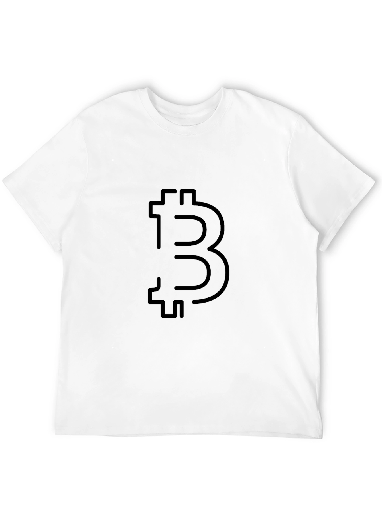 Bitcoin Symbol Black T-Shirt - Crypto Currency Tee