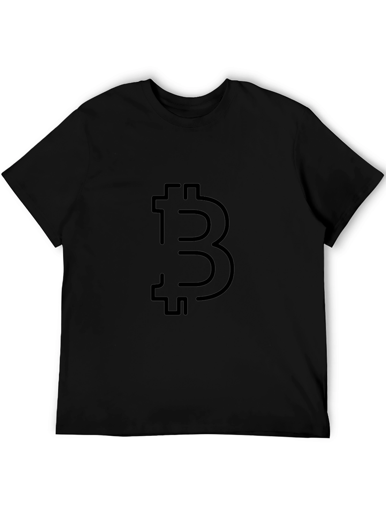 Bitcoin Symbol Black T-Shirt - Crypto Currency Tee