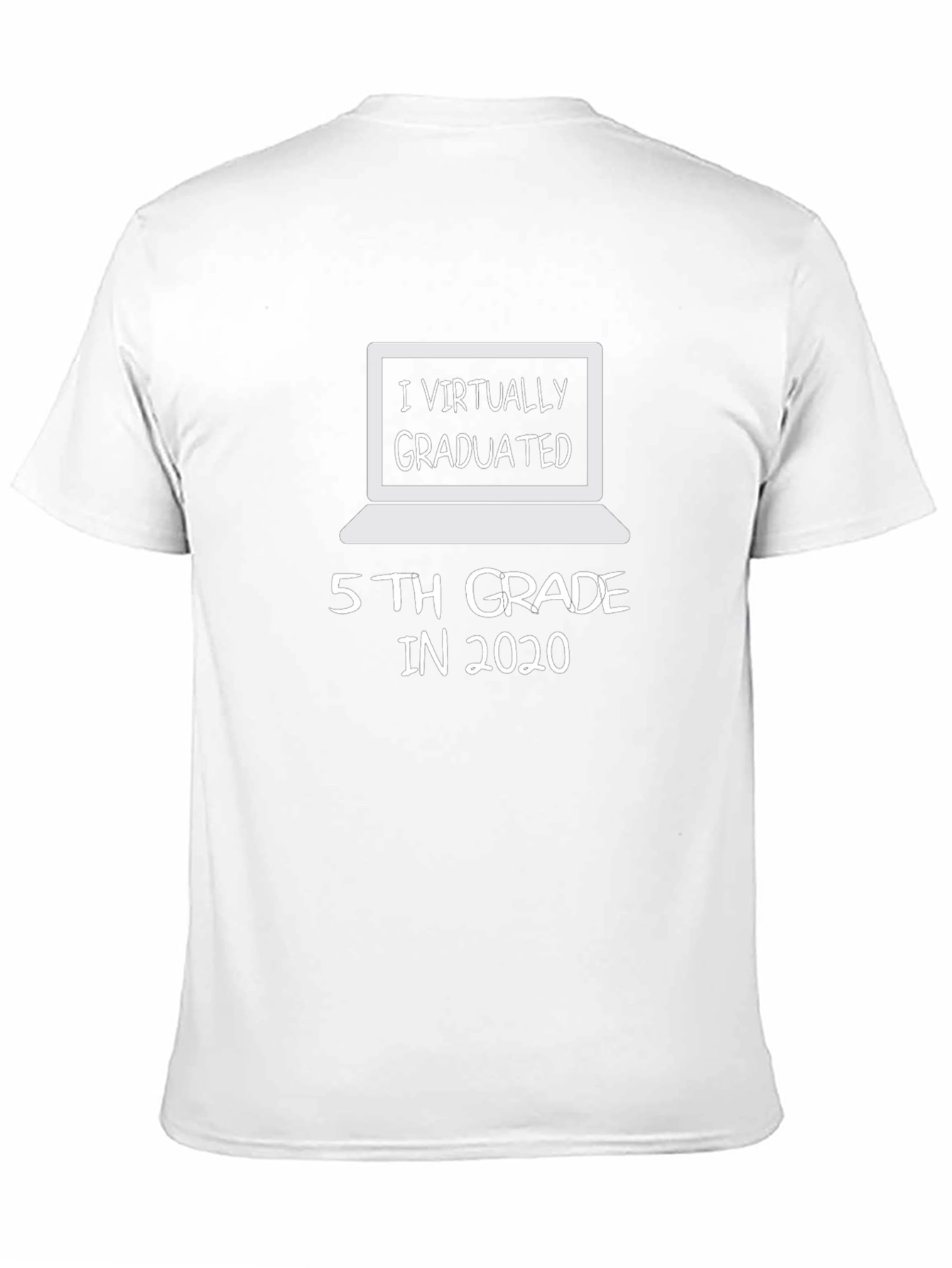 Virtually Graduated 5th Grade T-Shirt