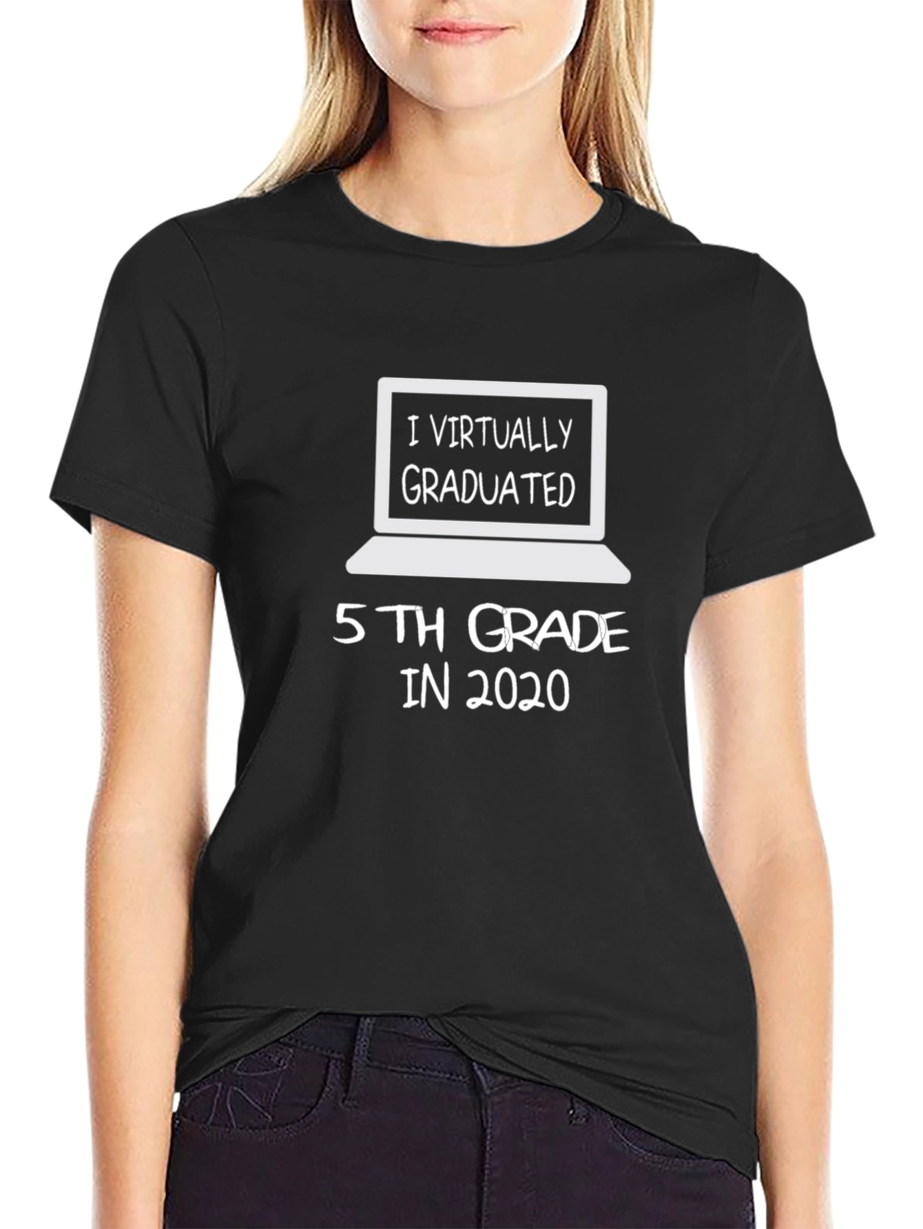 Virtually Graduated 5th Grade T-Shirt
