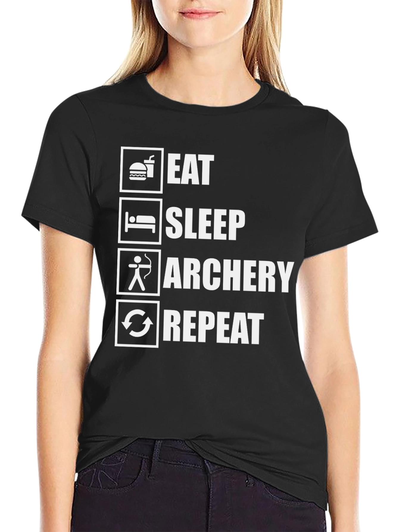 Eat Sleep Archery Repeat T-Shirt
