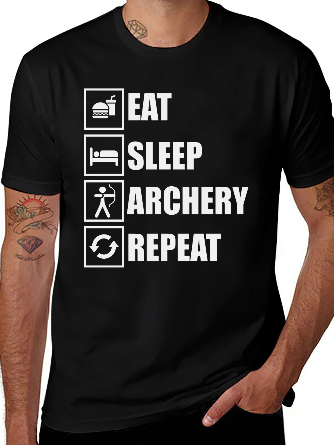 Eat Sleep Archery Repeat T-Shirt