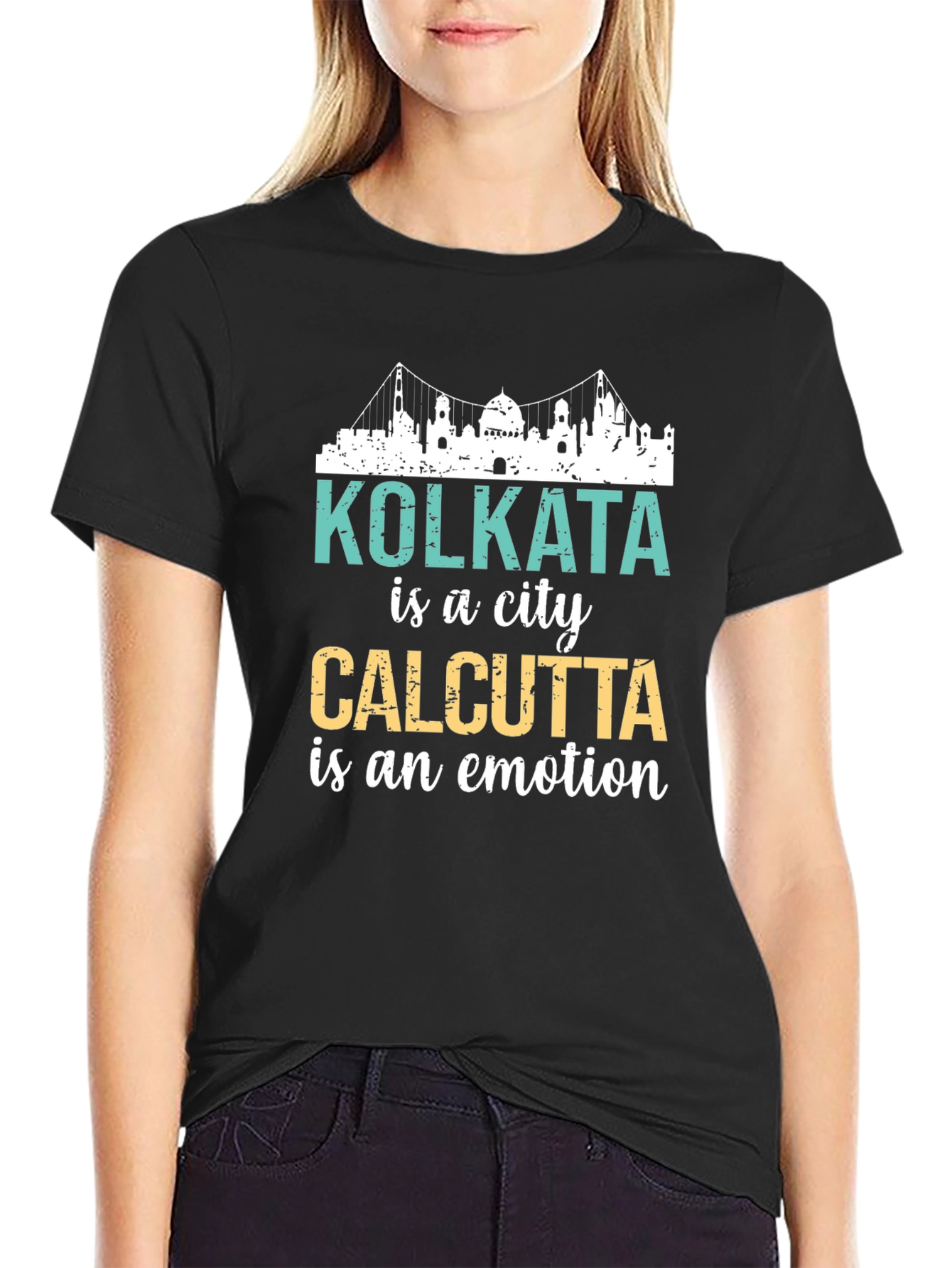 Kolkata Calcutta Emotion Graphic Tee