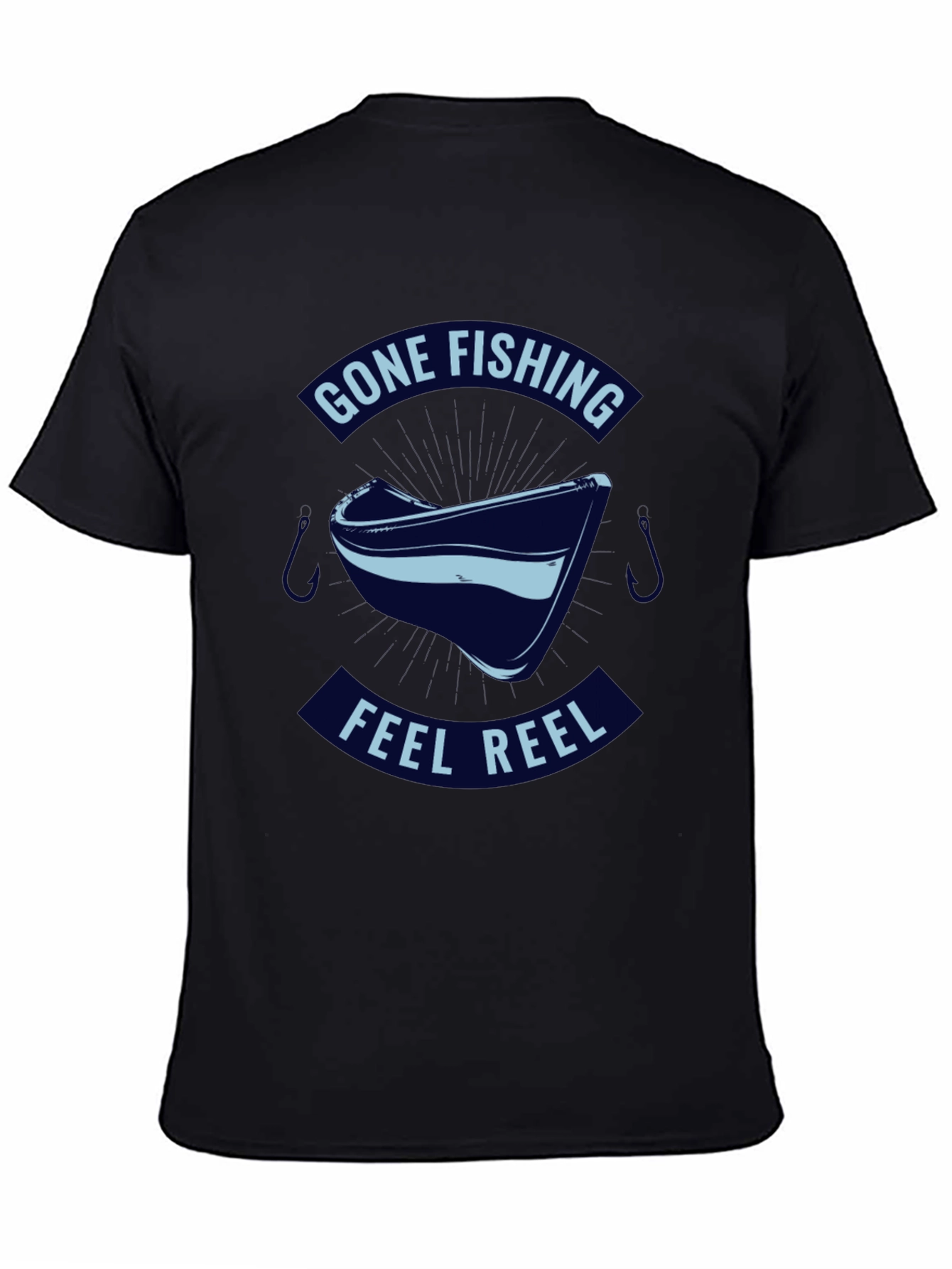 Gone Fishing Feel Reel Graphic Tee