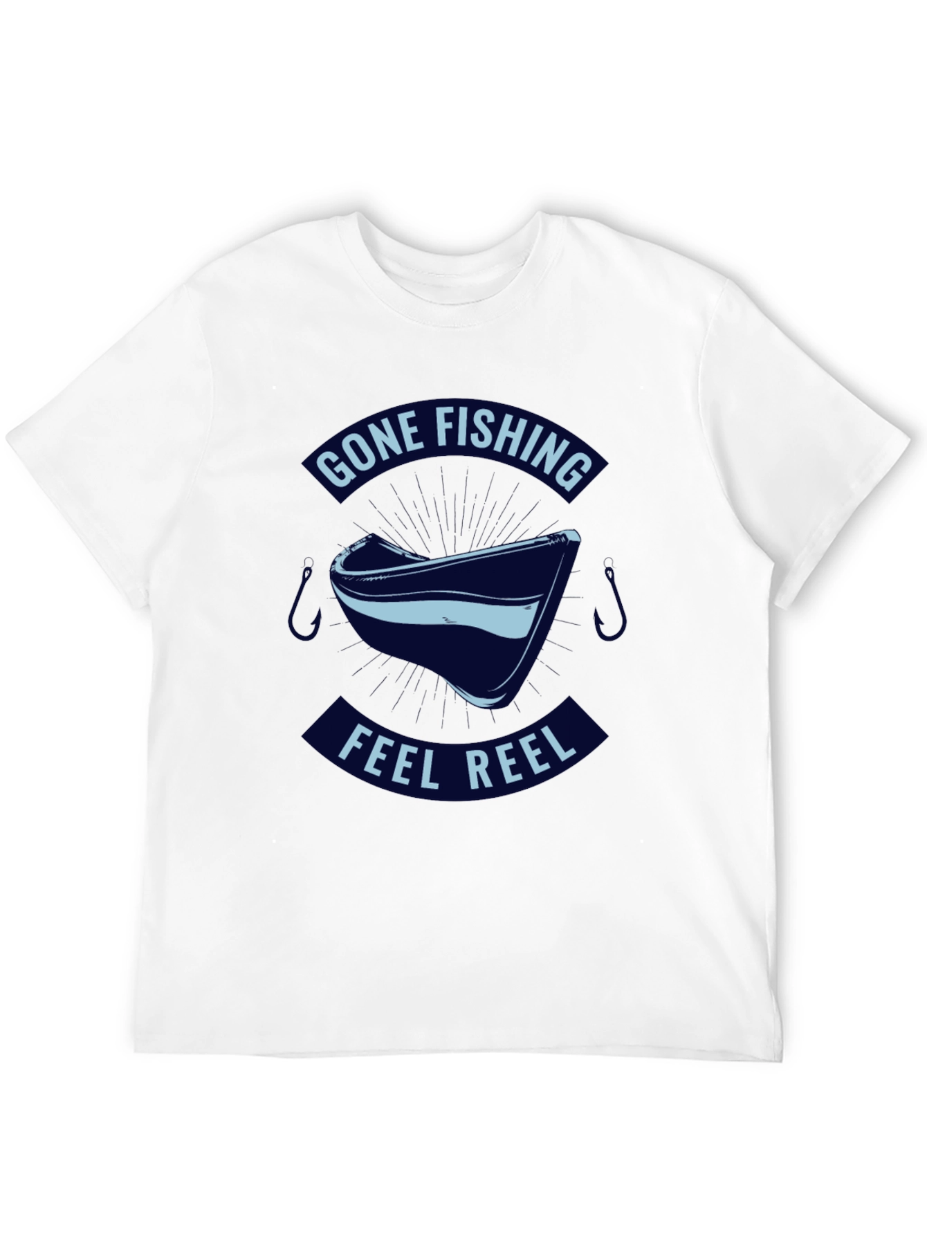 Gone Fishing Feel Reel Graphic Tee
