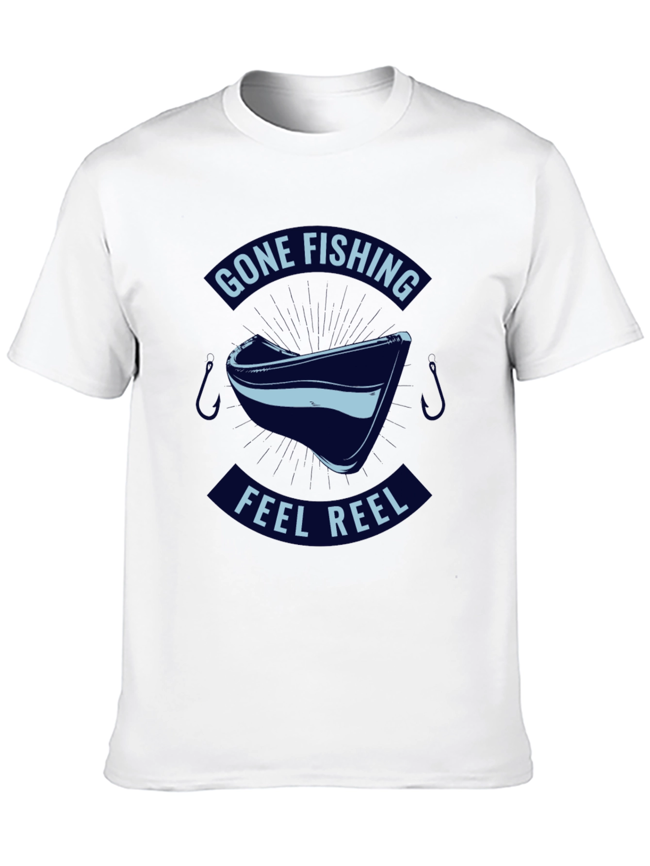 Gone Fishing Feel Reel Graphic Tee