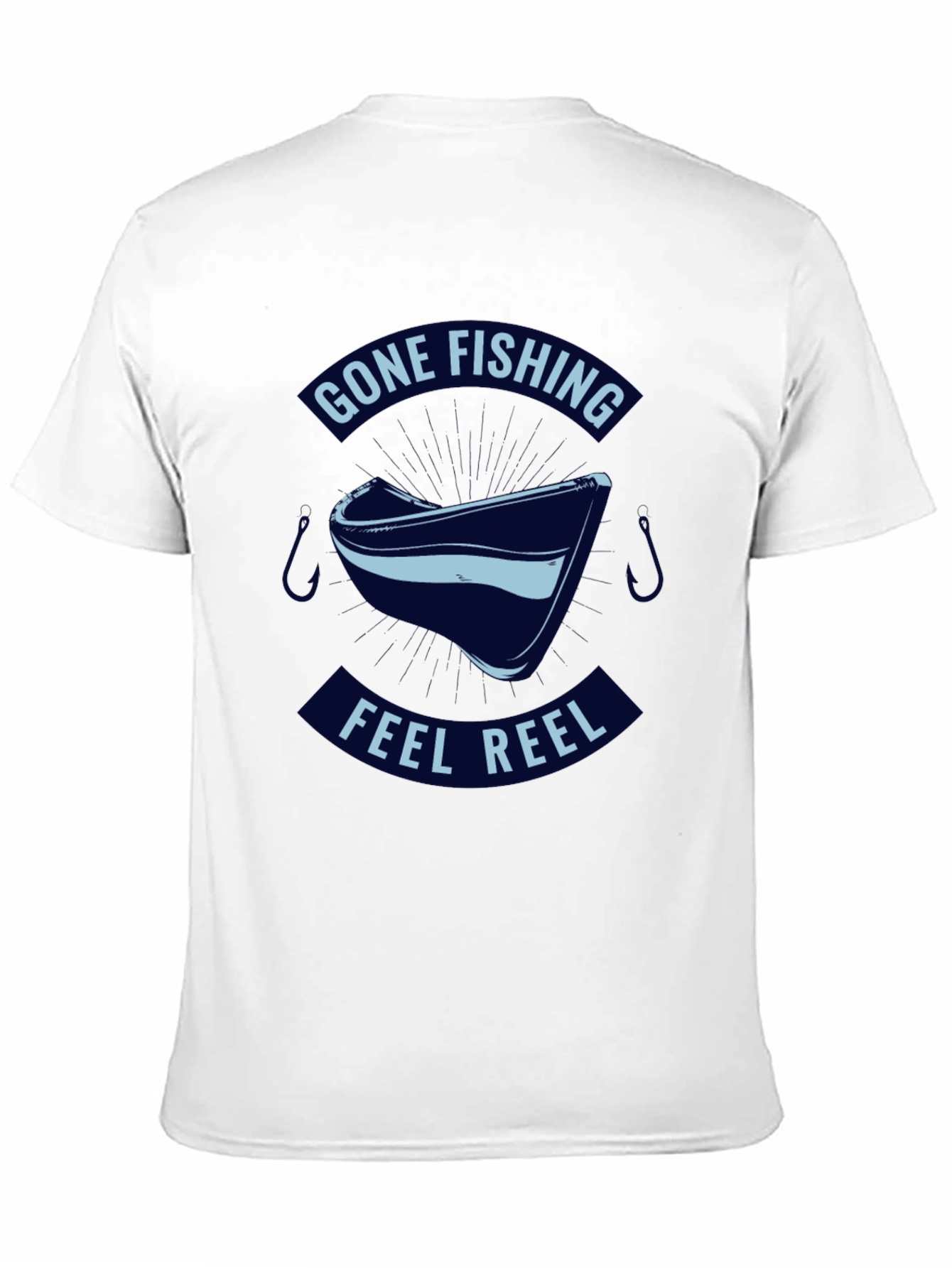 Gone Fishing Feel Reel Graphic Tee