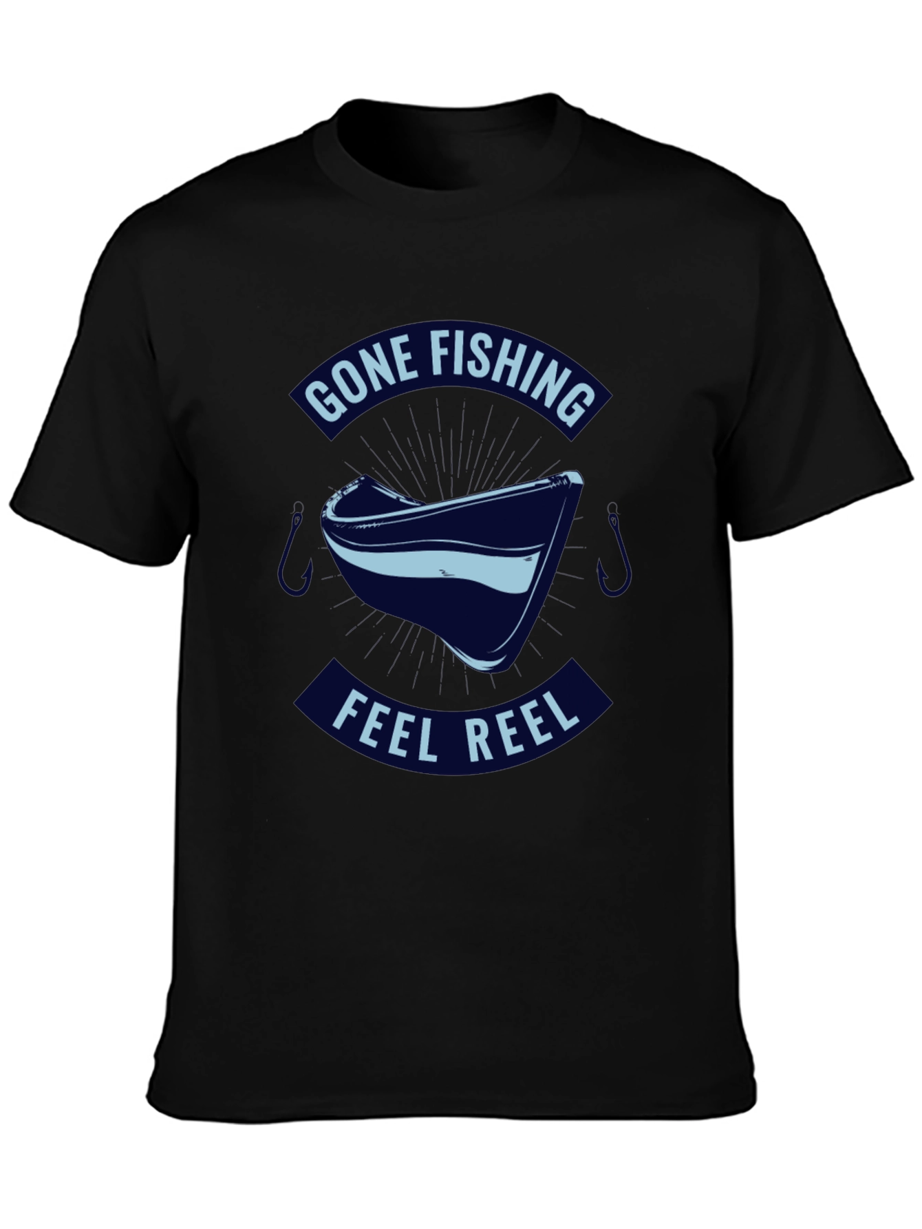 Gone Fishing Feel Reel Graphic Tee