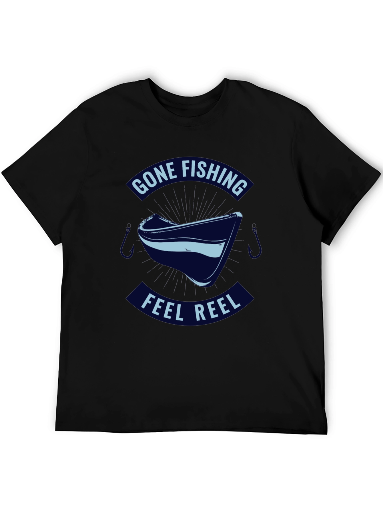Gone Fishing Feel Reel Graphic Tee
