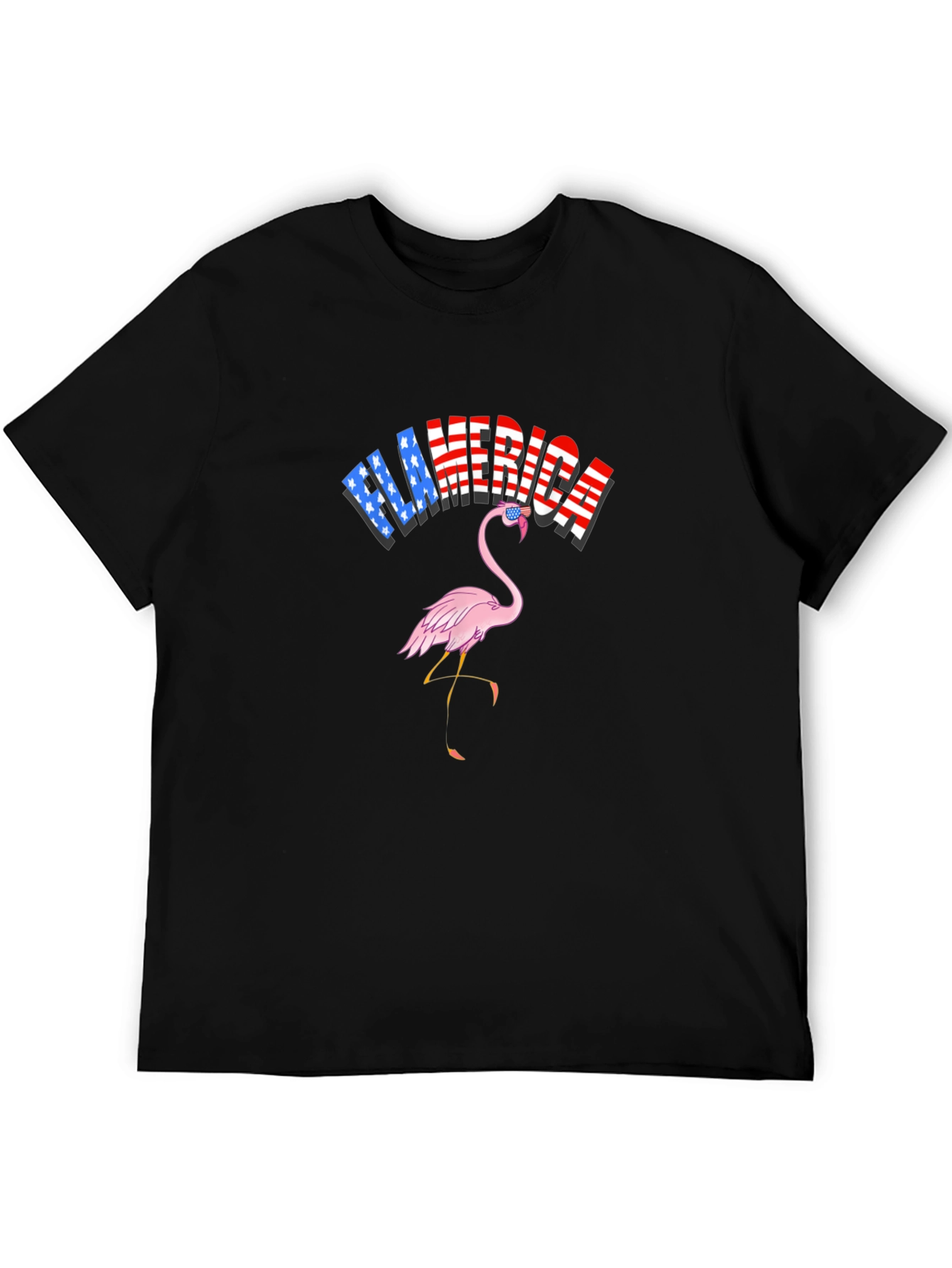 Flamerica Flamingo Patriotic T-Shirt