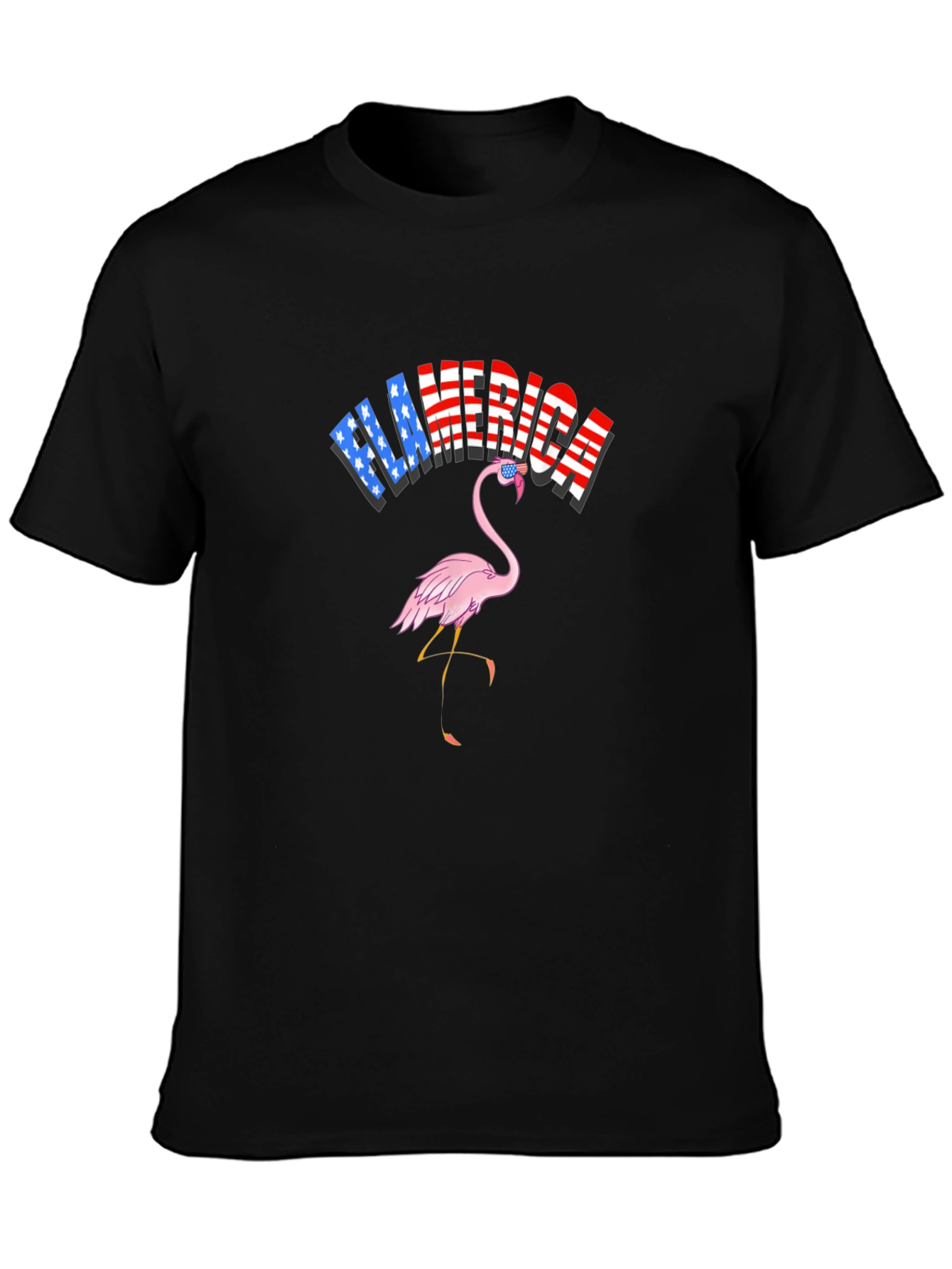 Flamerica Flamingo Patriotic T-Shirt