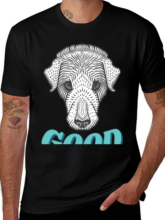 Cool Dog Graphic T-Shirt - Unique Animal Design