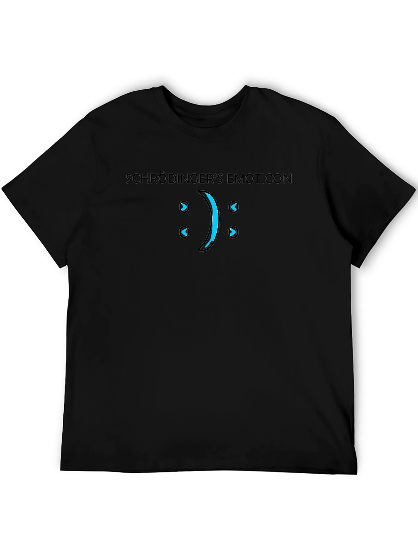 Schrödingers Emoticon T-Shirt - Funny Science Tee