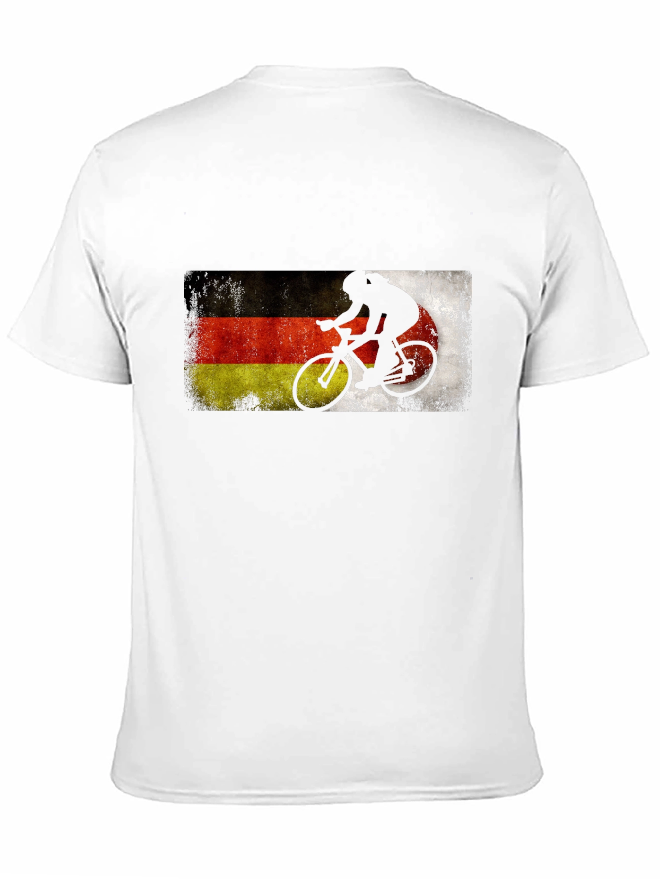 German Flag Cycling T-Shirt - Deutschland Bike Rider Tee