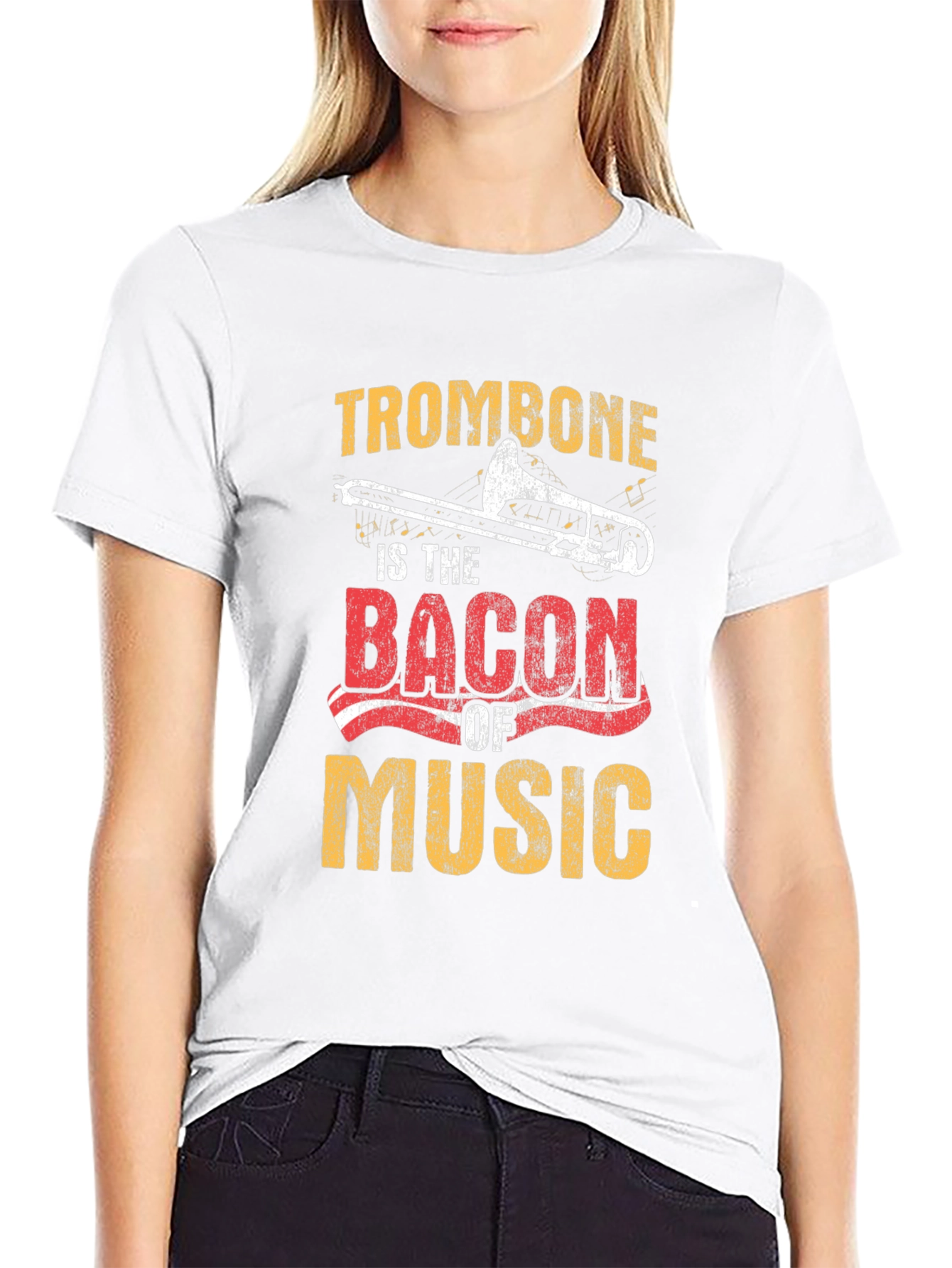 Trombone is the Bacon of Music T-Shirt