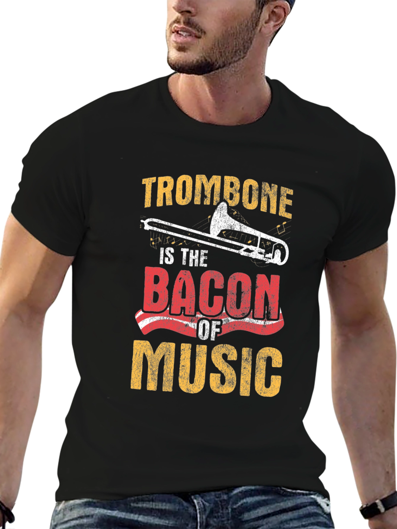 Trombone is the Bacon of Music T-Shirt